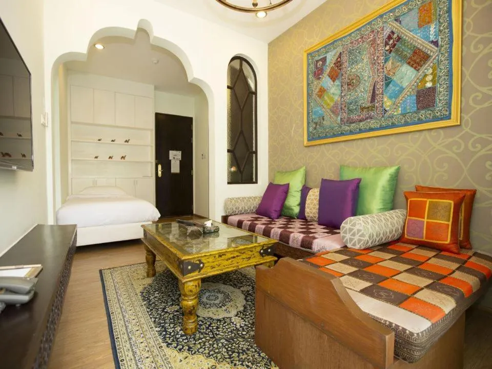 Bed in The Grand Morocc Hotel