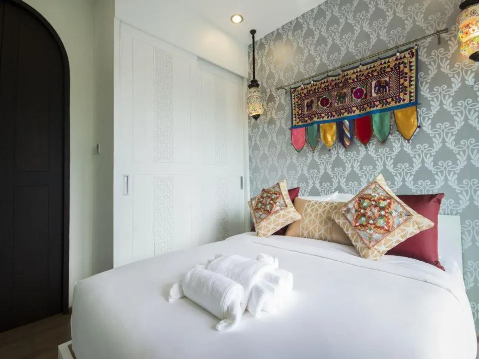 Bed in The Grand Morocc Hotel