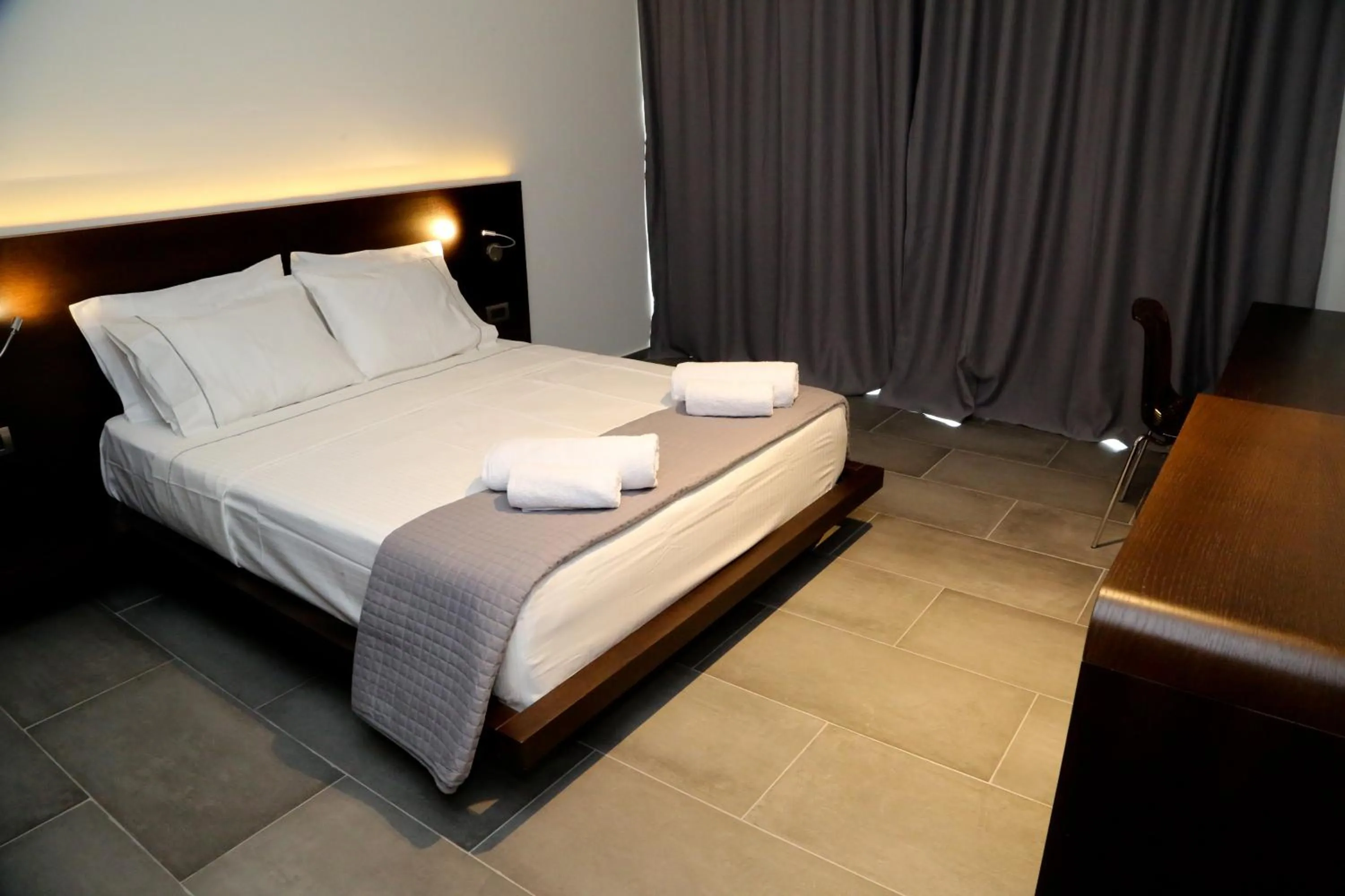 Bed in Megara Hotel