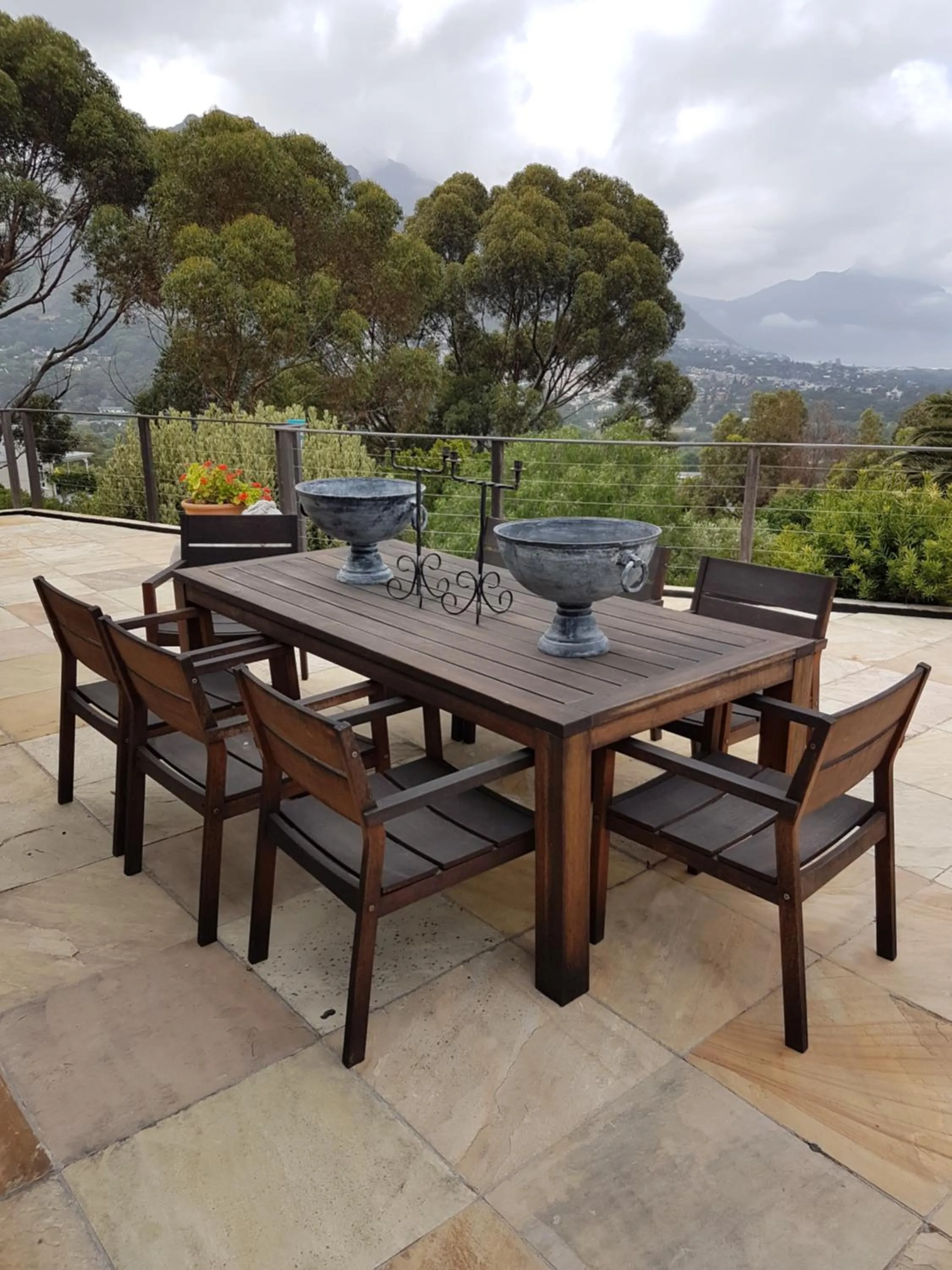 Garden view in Victorskloof Lodge