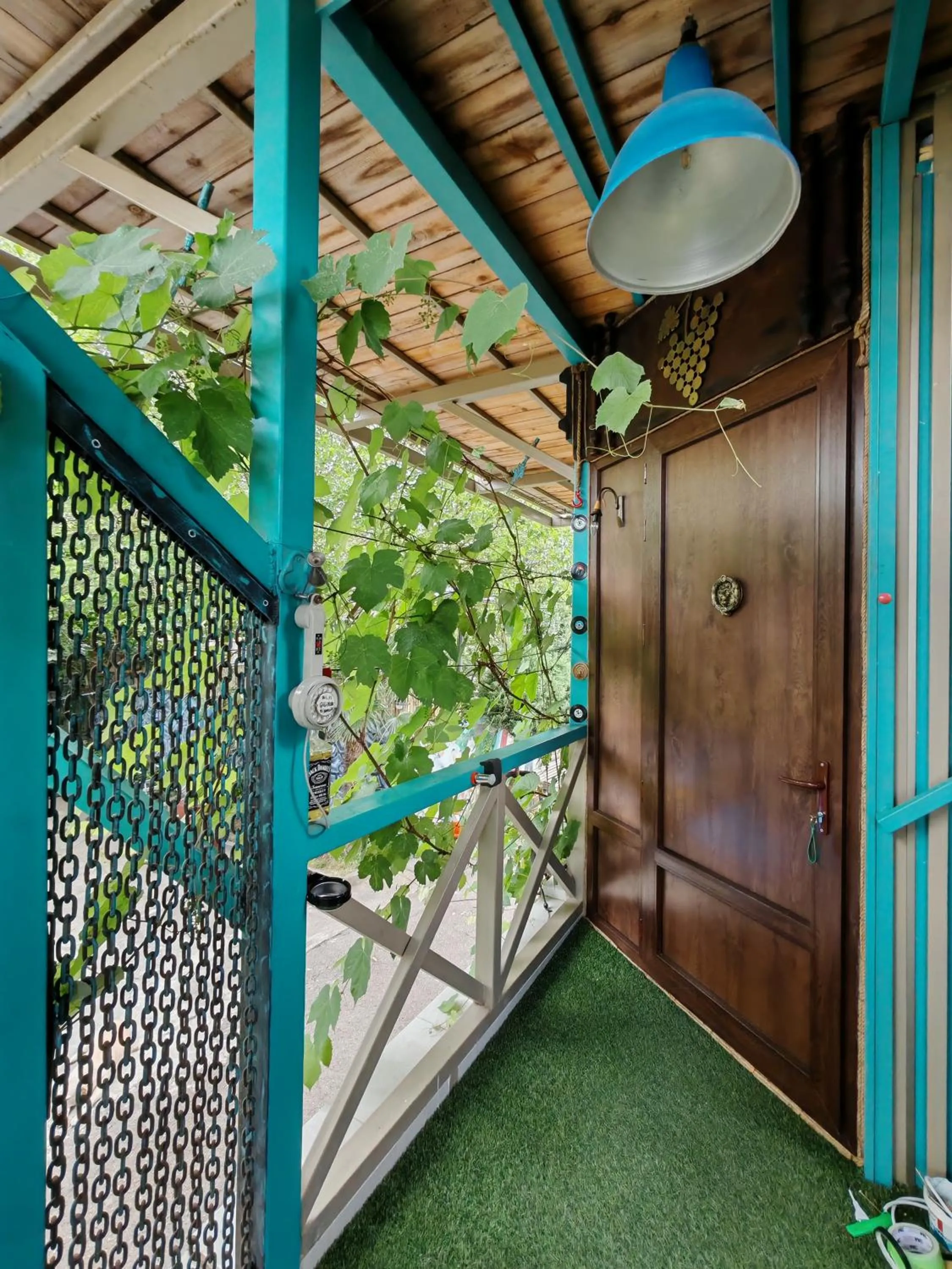 Facade/entrance in Qilimcha's Guesthouse-Art Museum