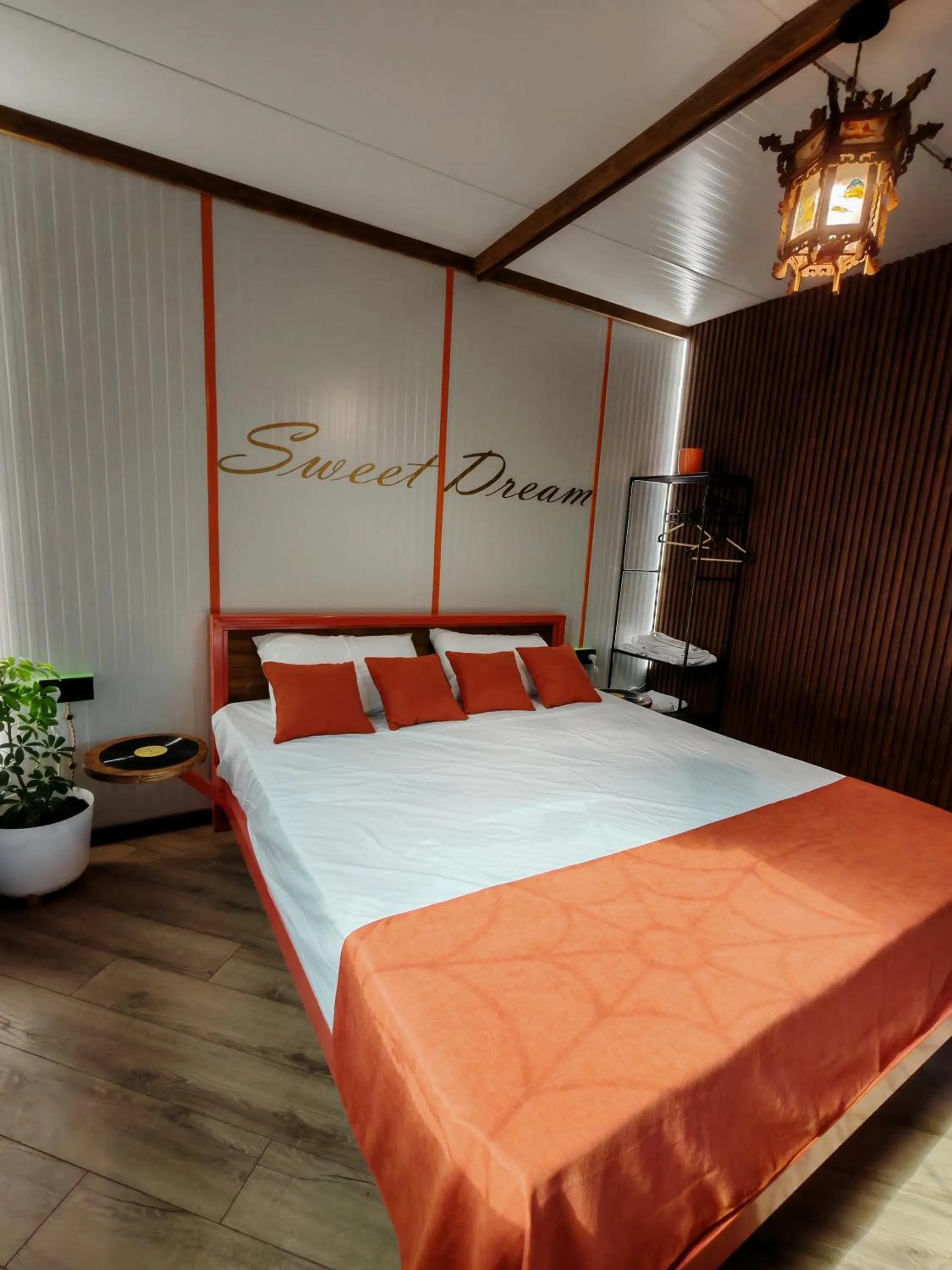 Bed in Qilimcha's Guesthouse-Art Museum