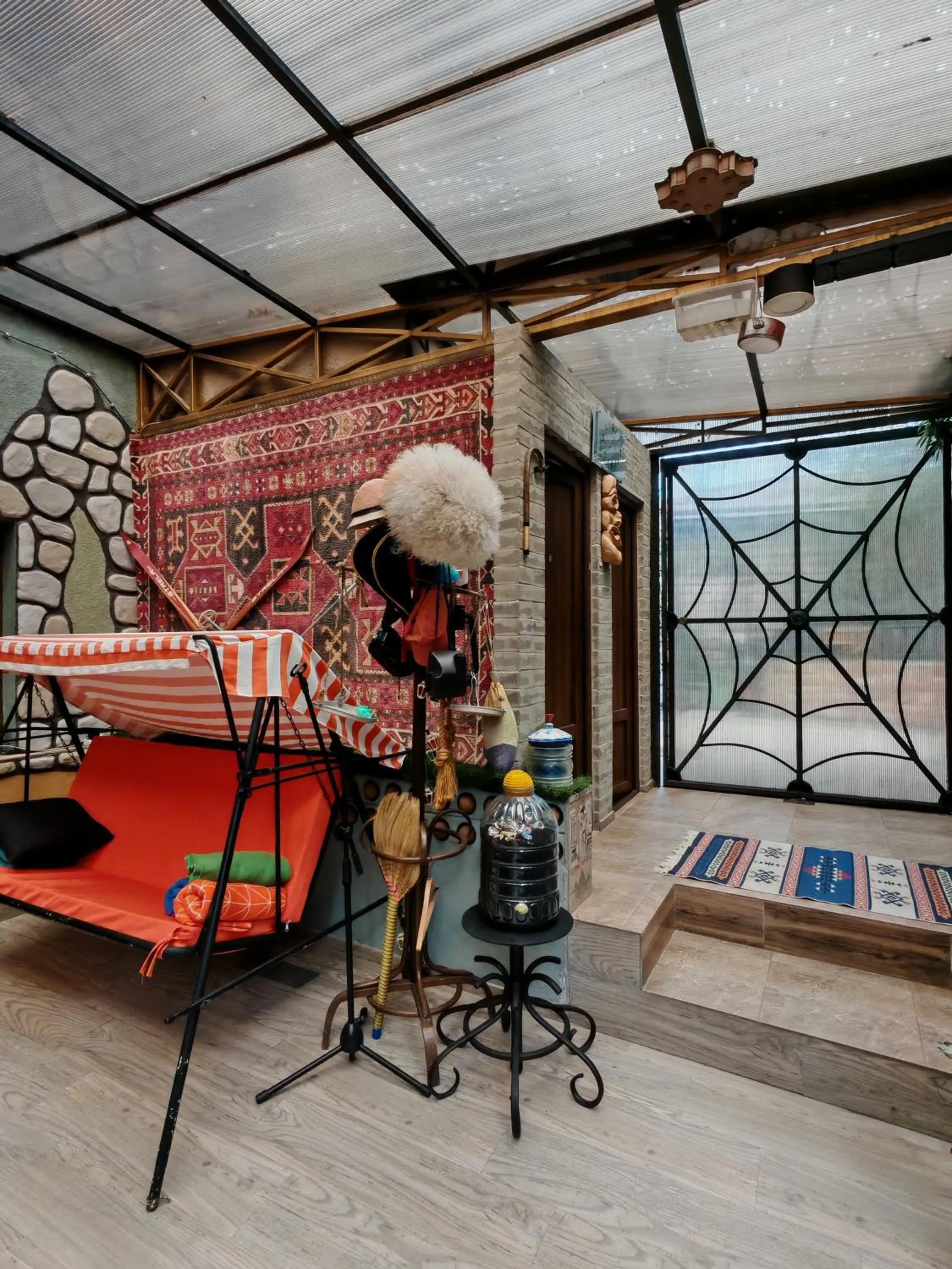 Facade/entrance in Qilimcha's Guesthouse-Art Museum