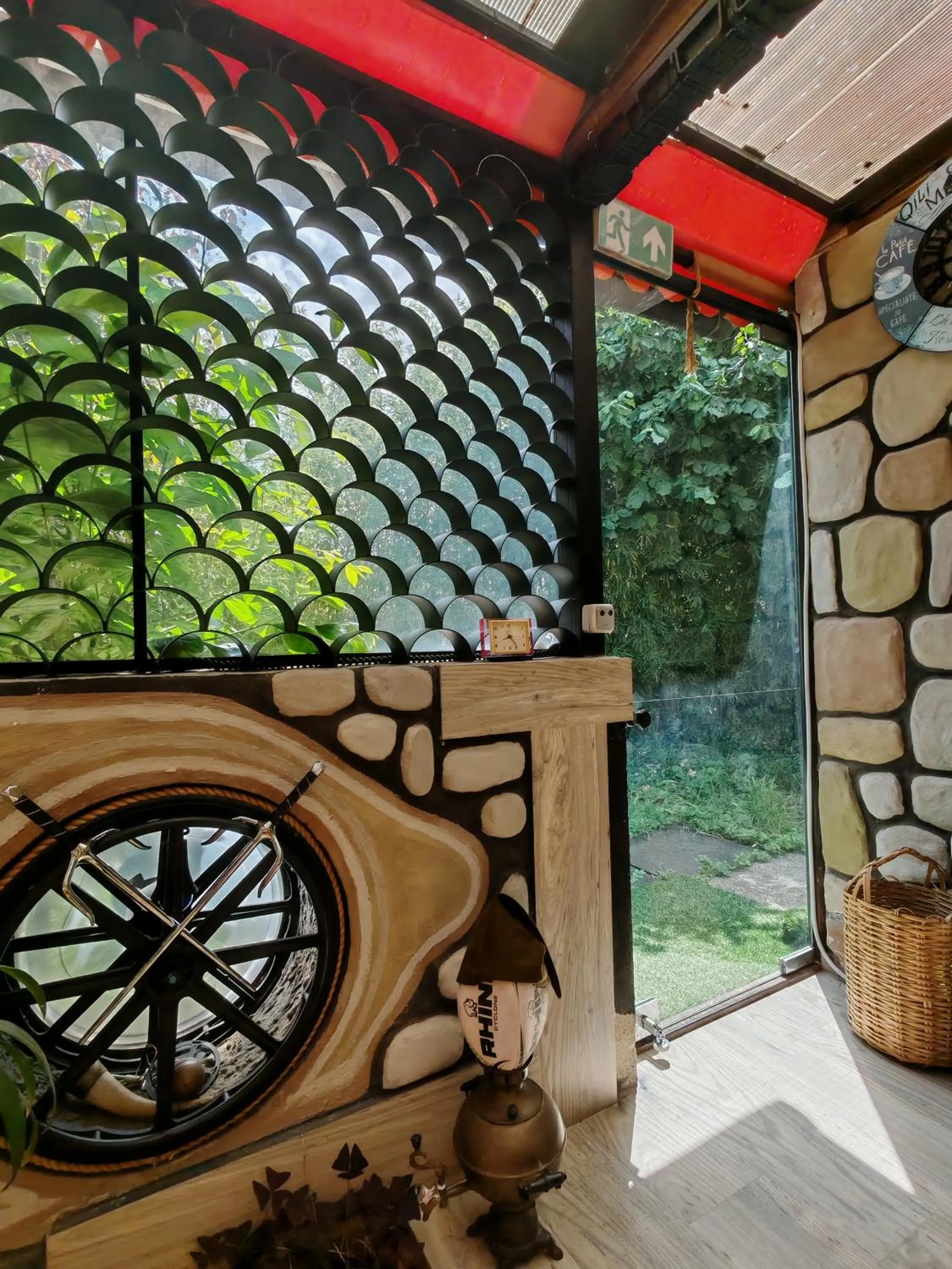 Facade/entrance in Qilimcha's Guesthouse-Art Museum