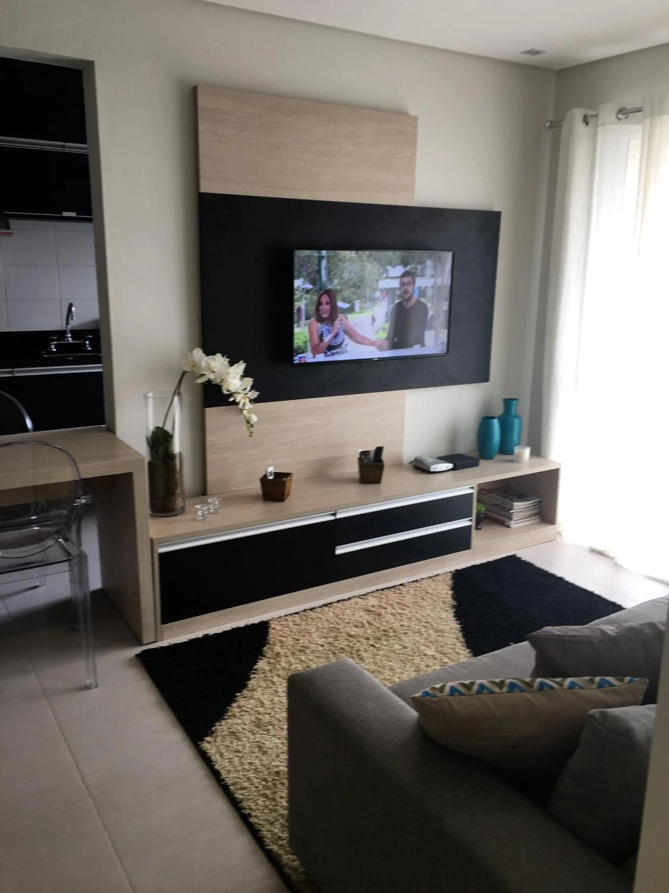 Living room in Menara - Perto do Hospital Albert Einstein e MorumBIS