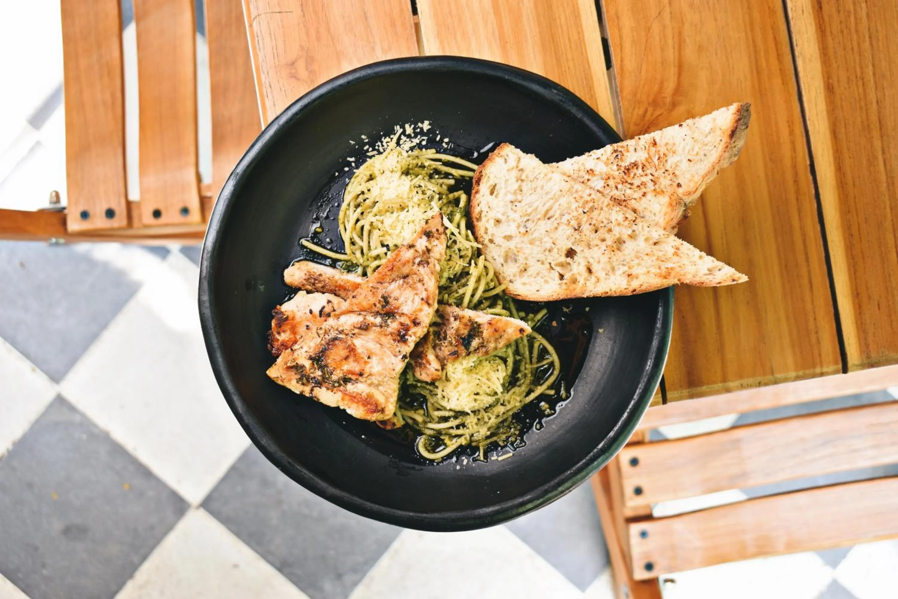 Food close-up in Terra Biohotel