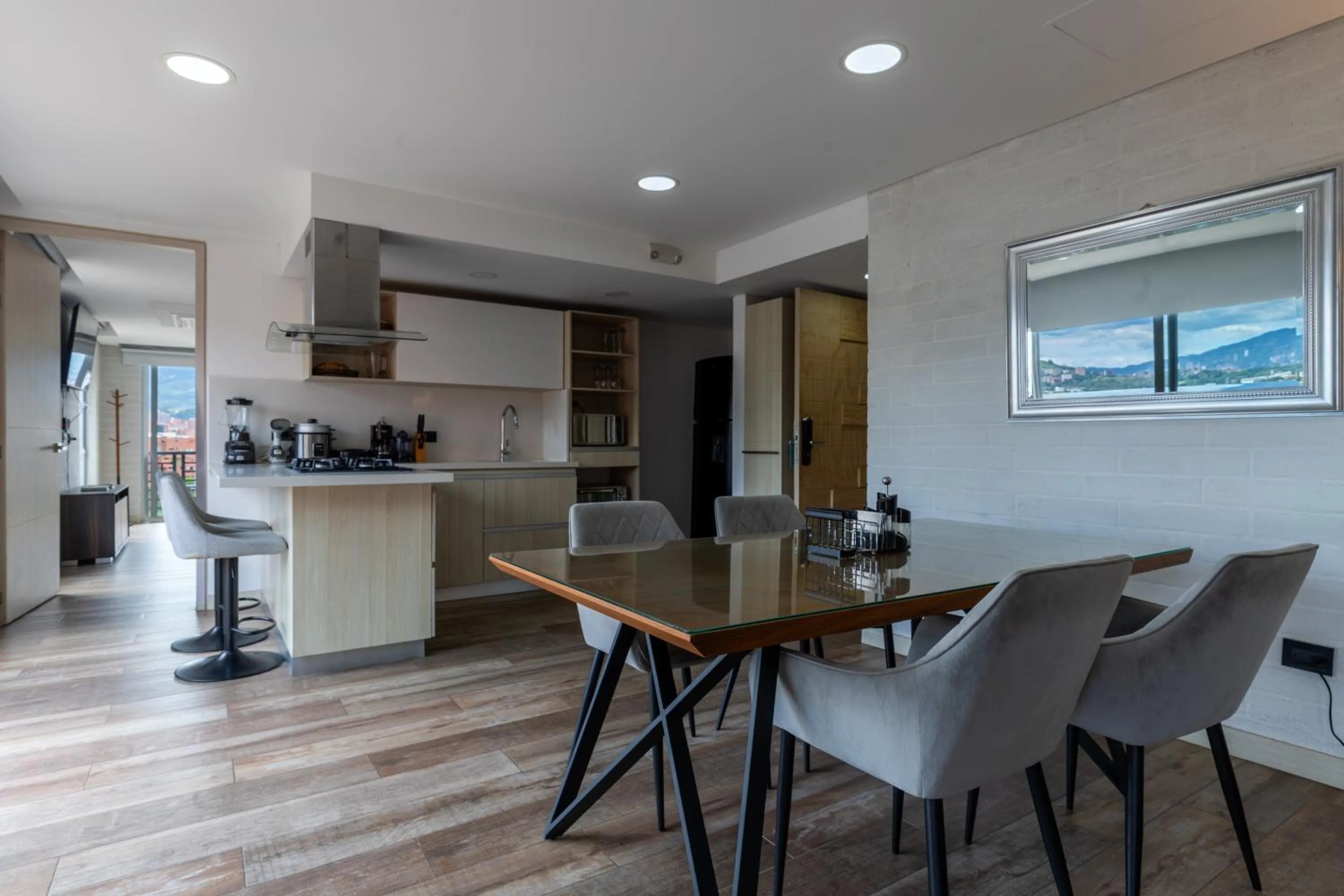 Kitchen or kitchenette in Terra Biohotel