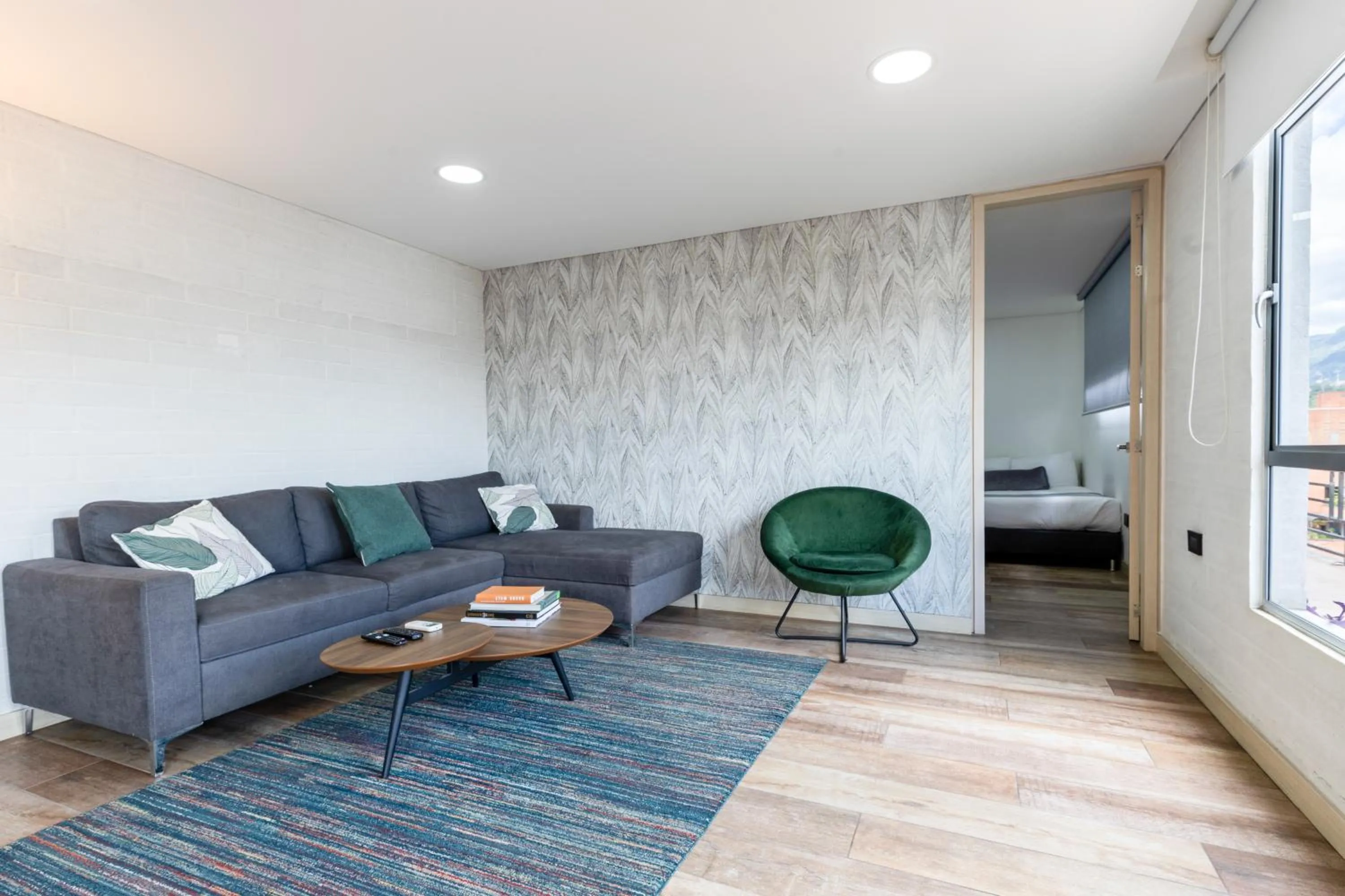 Seating area in Terra Biohotel