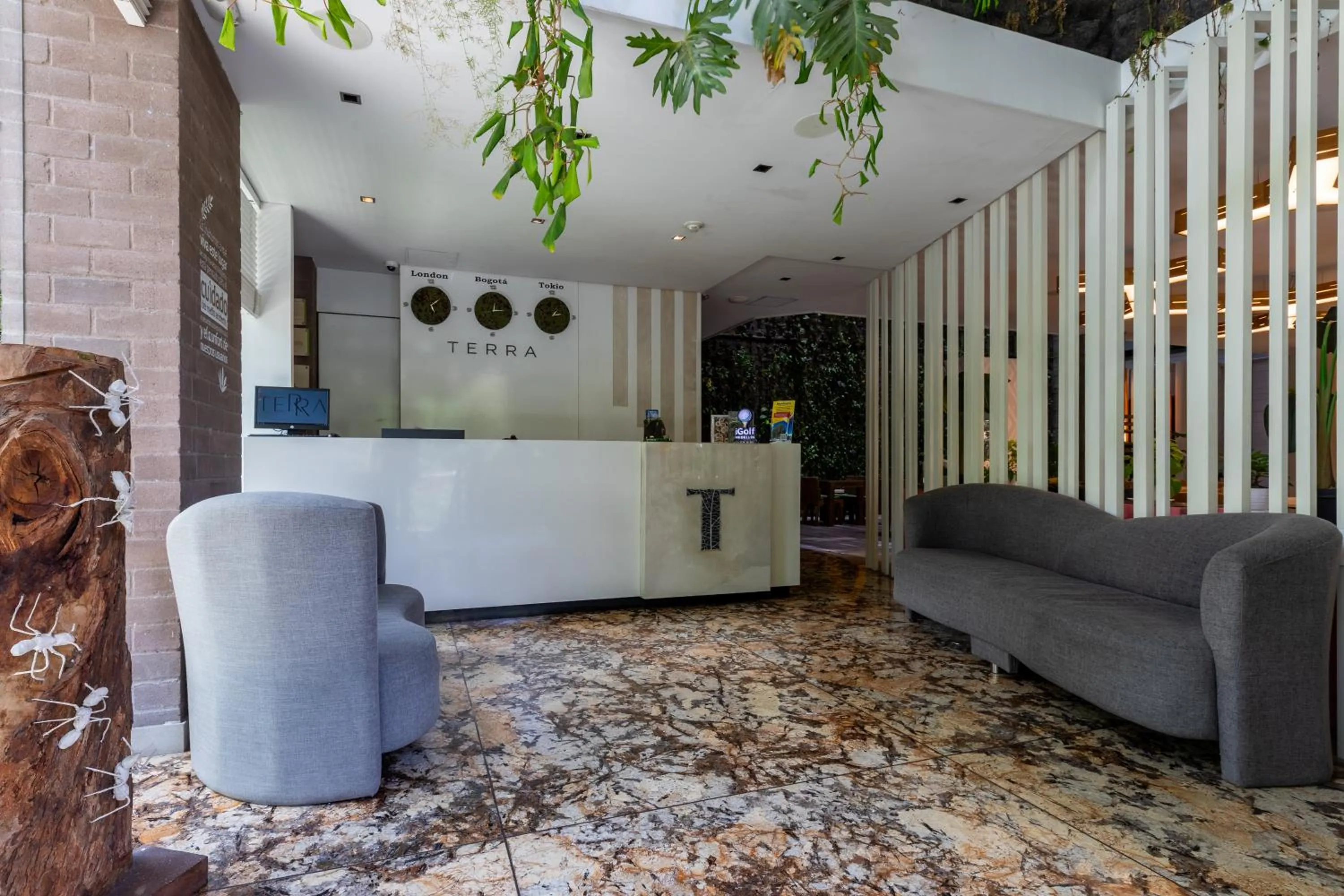 Lobby or reception in Terra Biohotel