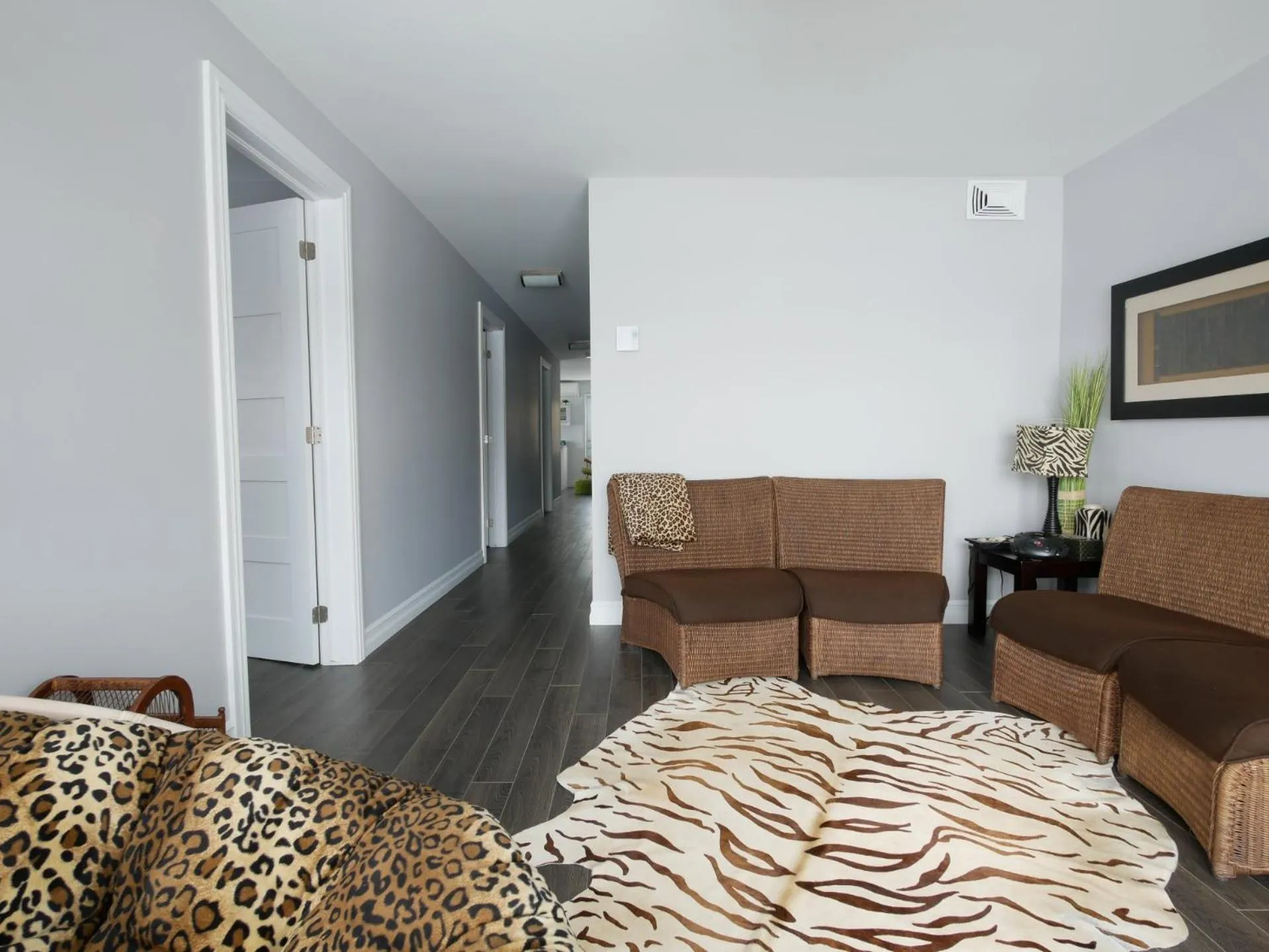 Living room in Gîte Zazen