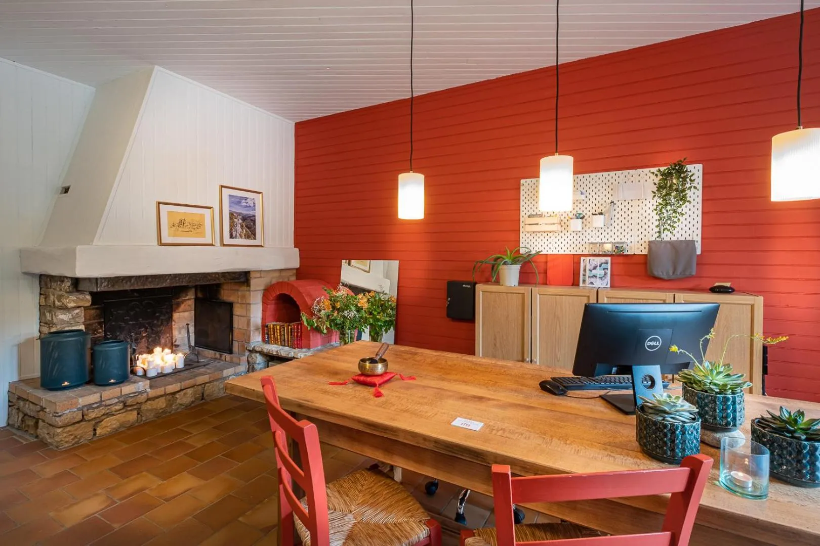 Lobby or reception in Hotel Le Provence - Restaurant Le Styx