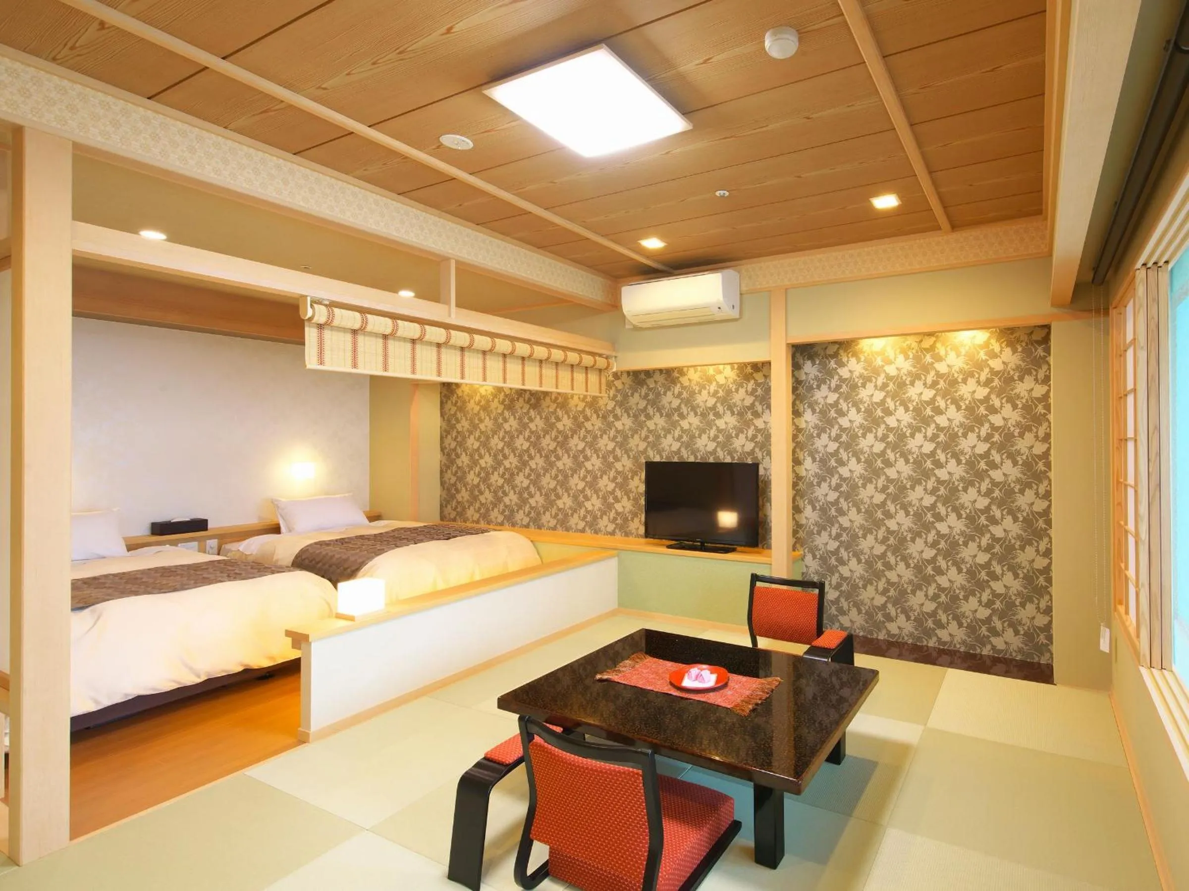 Photo of the whole room, Bed in Kichimu