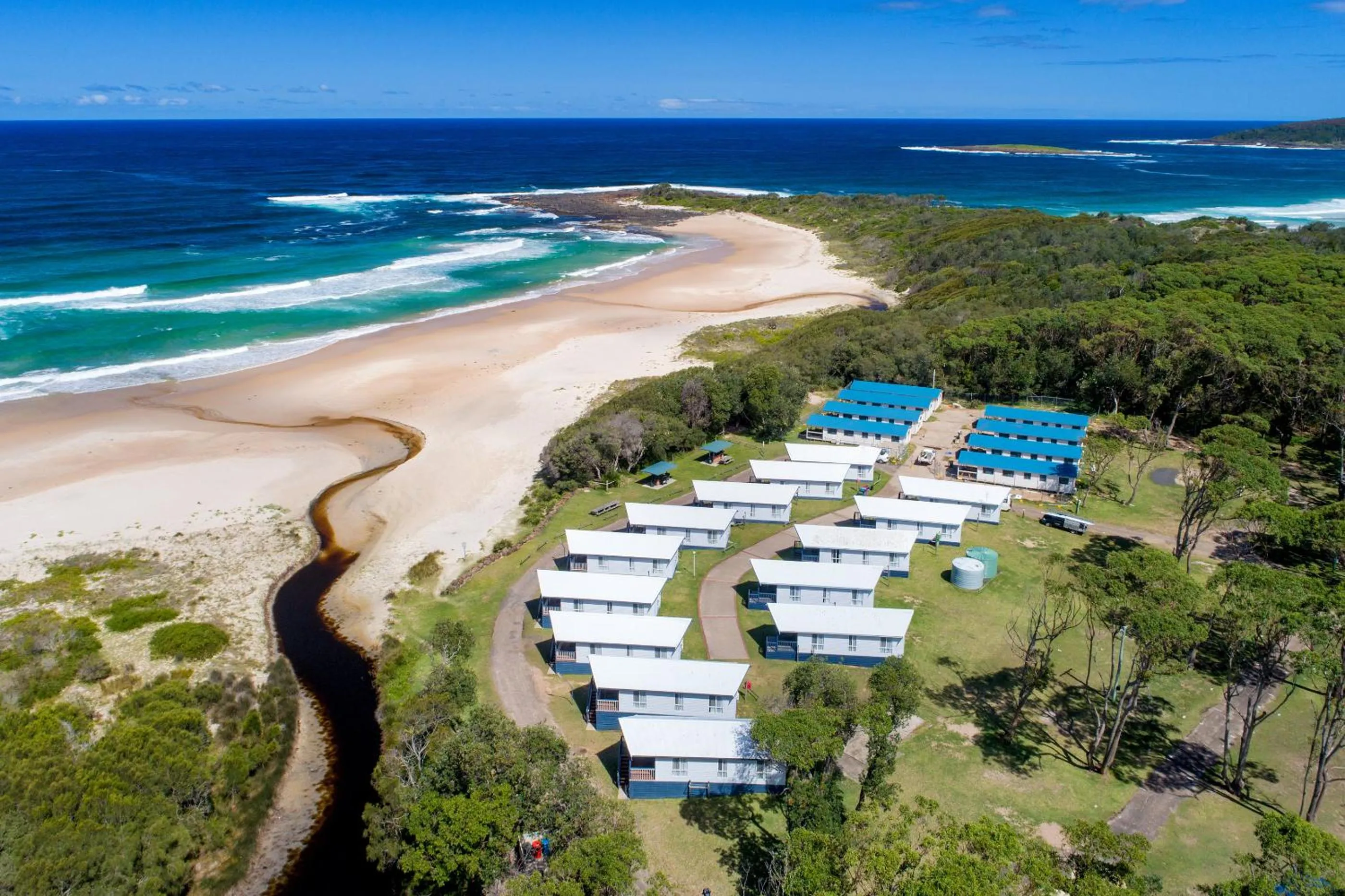 Bird's eye view in BIG4 Tasman Holiday Parks - Racecourse Beach