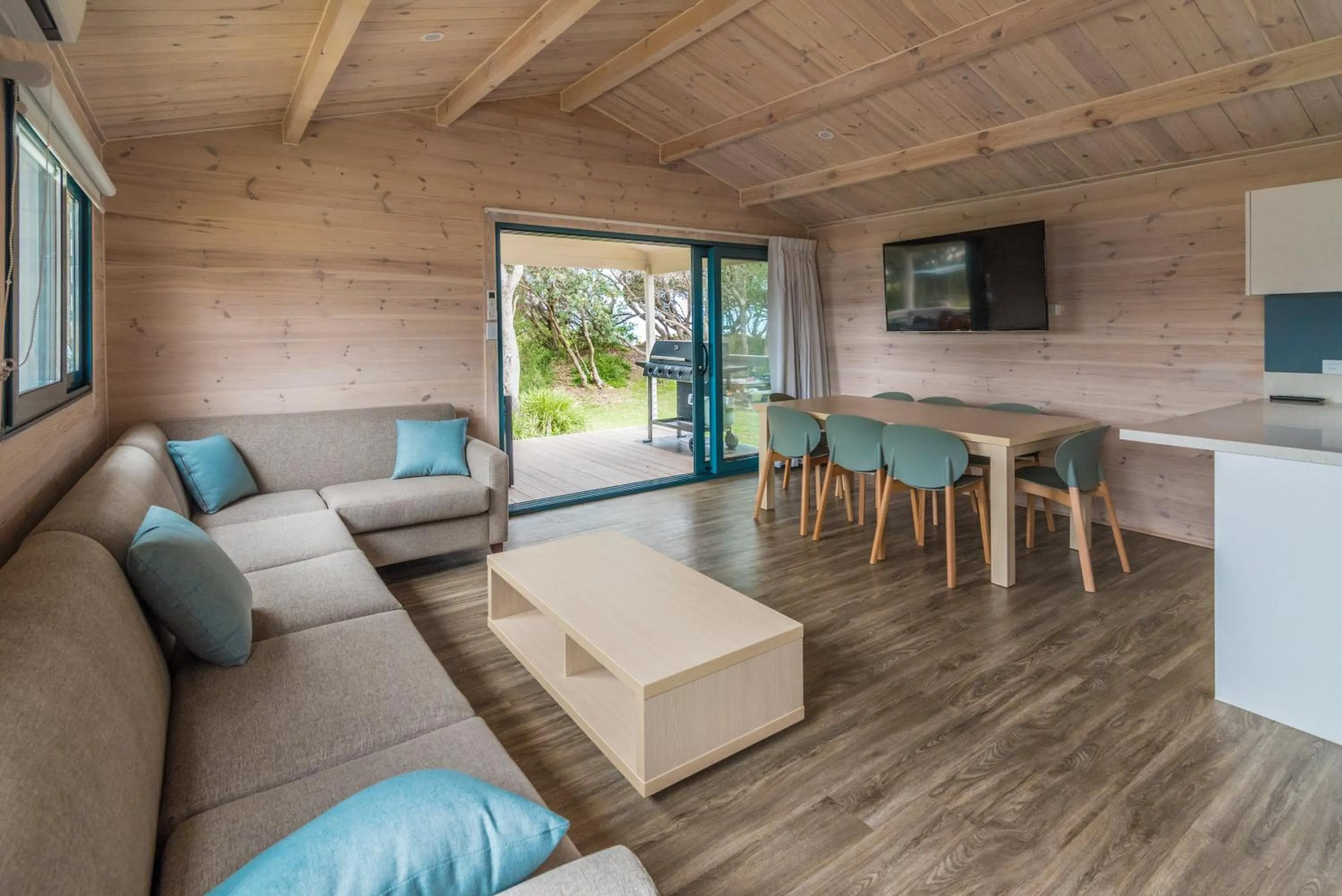 Living room in BIG4 Tasman Holiday Parks - Racecourse Beach