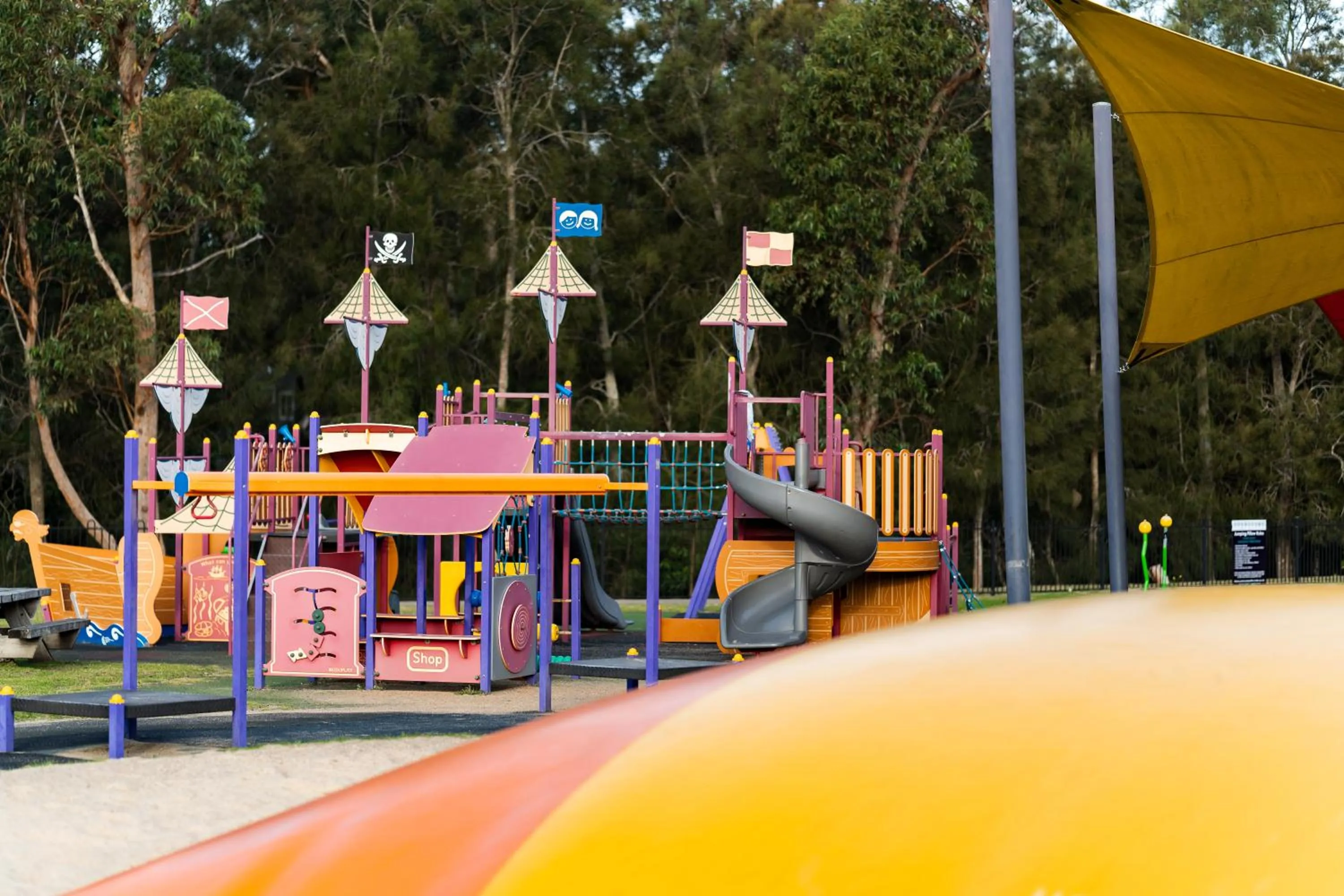 Children play ground in BIG4 Tasman Holiday Parks - Racecourse Beach