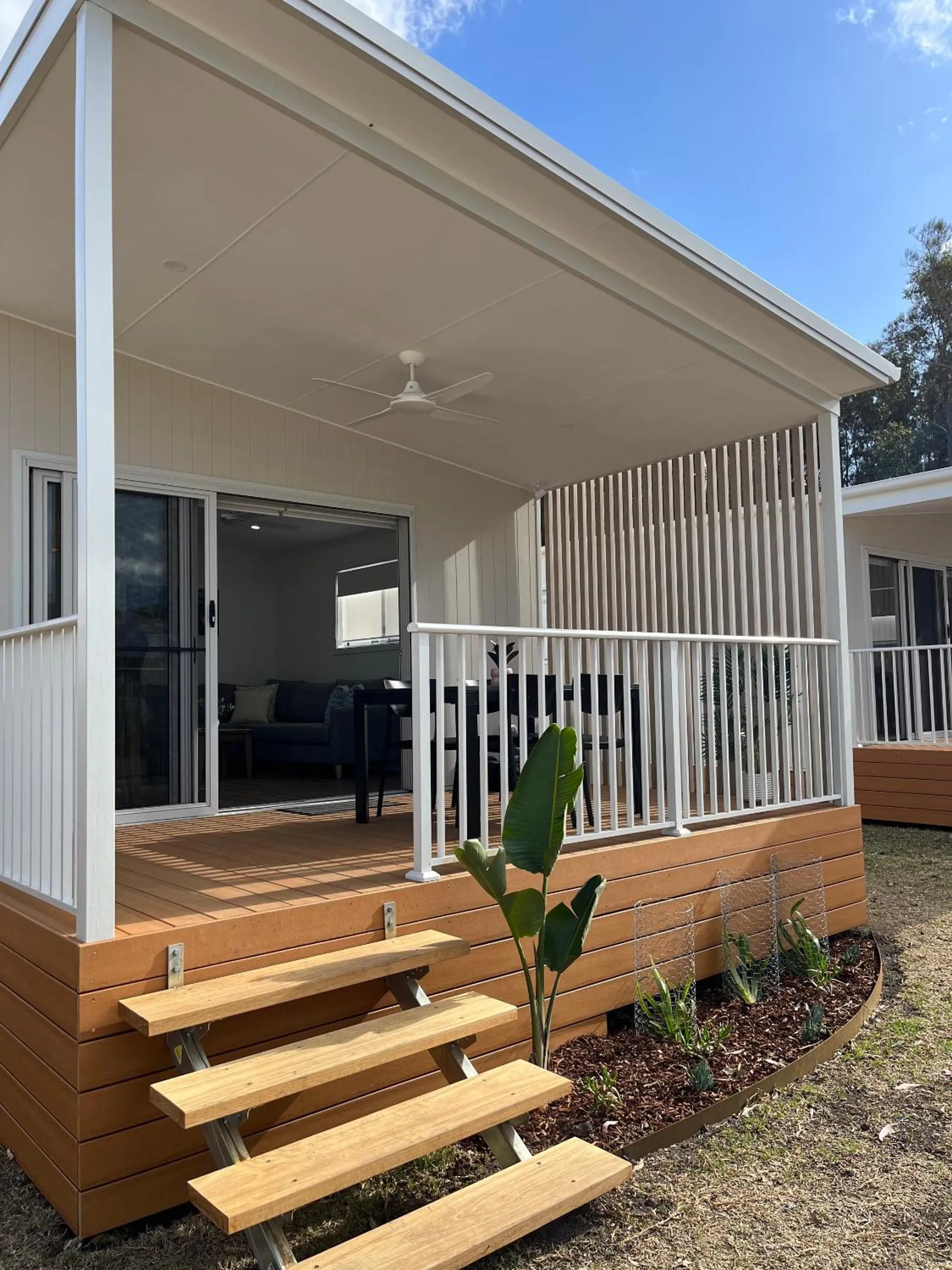 Patio in BIG4 Tasman Holiday Parks - Racecourse Beach
