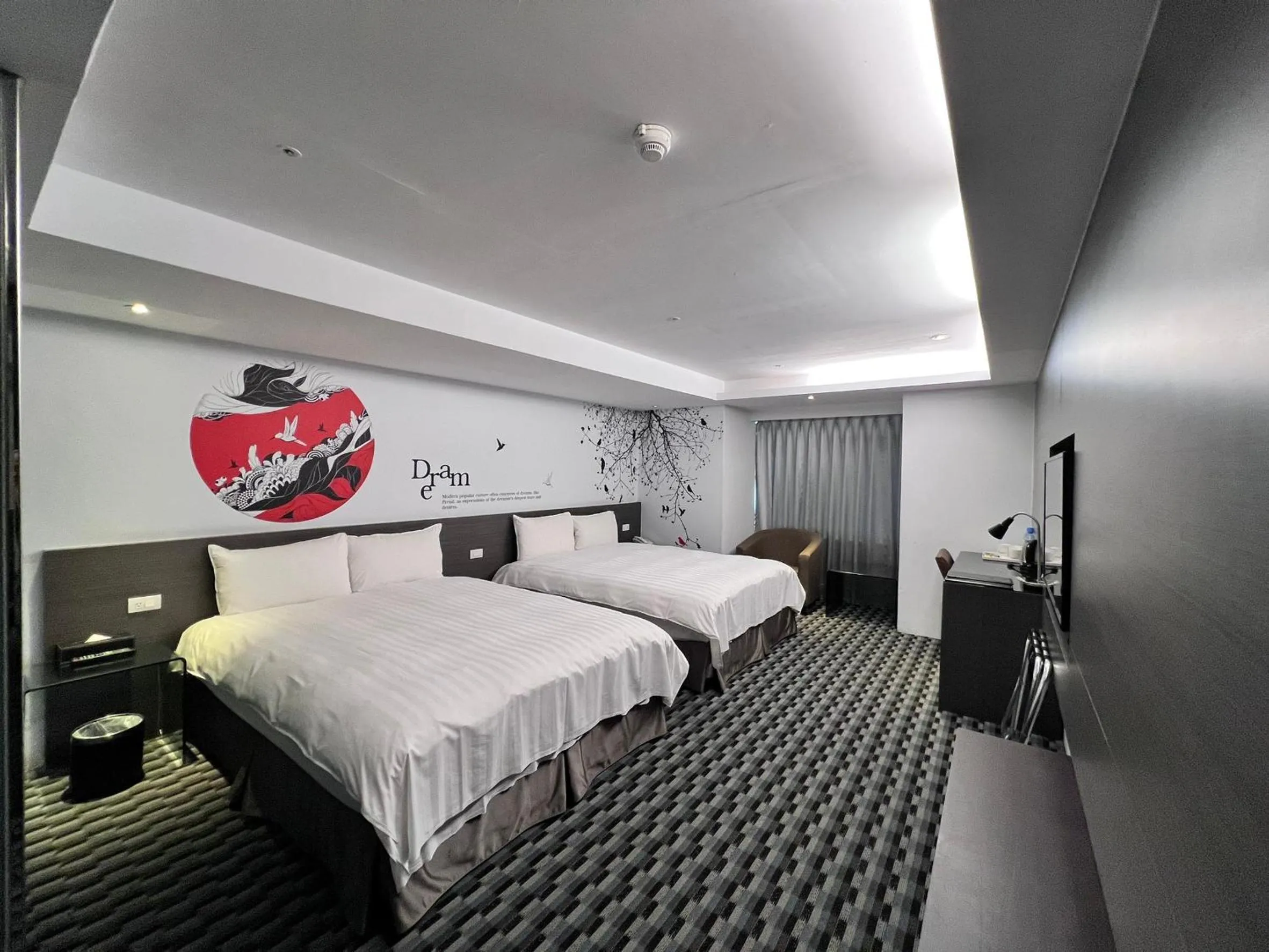 Bed in Chiayi Look Hotel
