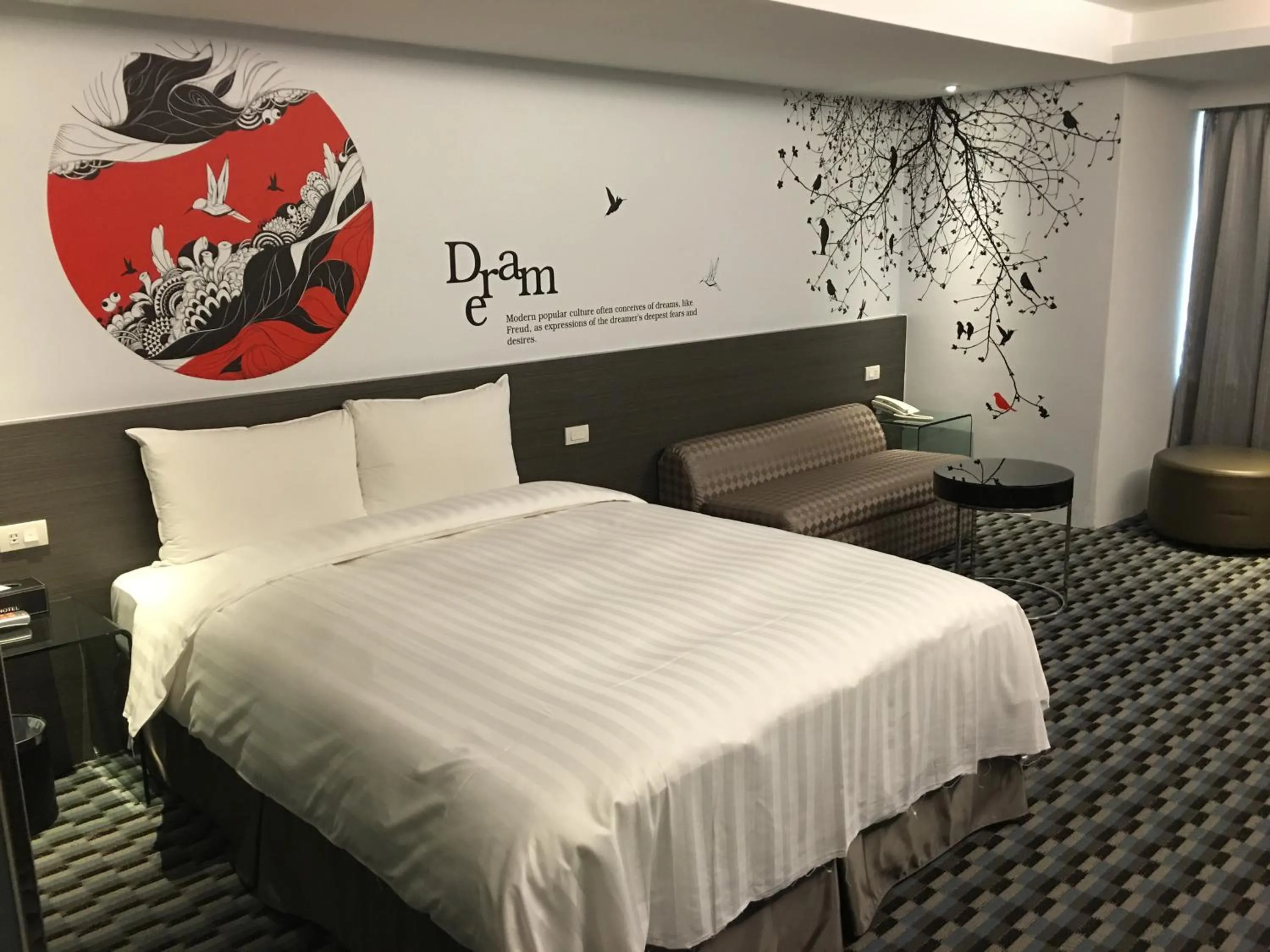 Bed in Chiayi Look Hotel