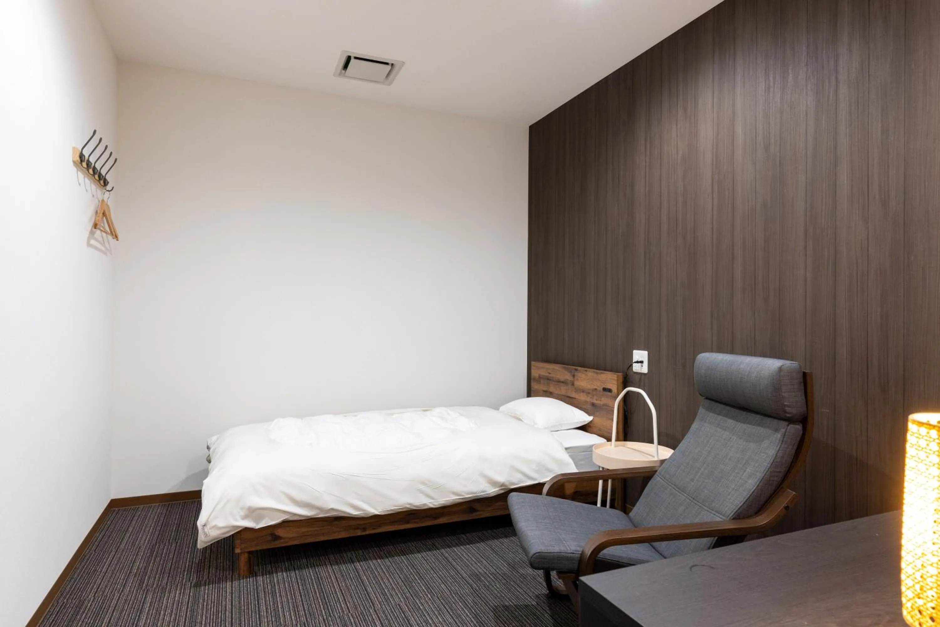 Photo of the whole room, Bed in Kiso Mikawaya