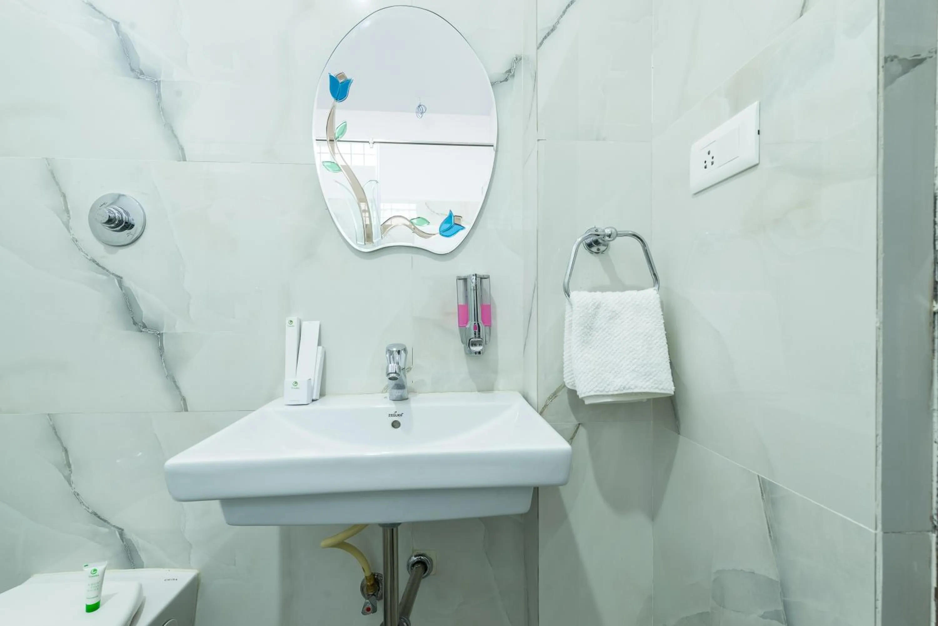 Bathroom in Treebo Greenwood Premier Suites, Old Airport Road