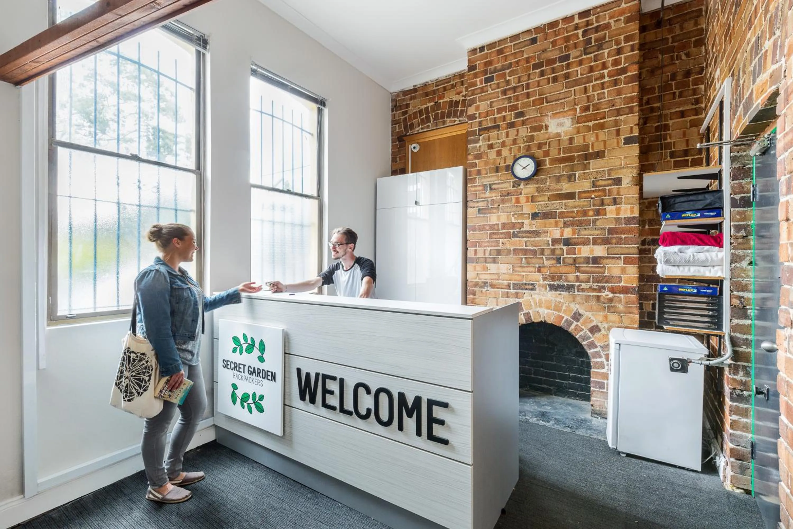 Lobby or reception in Secret Garden Backpackers, Sydney