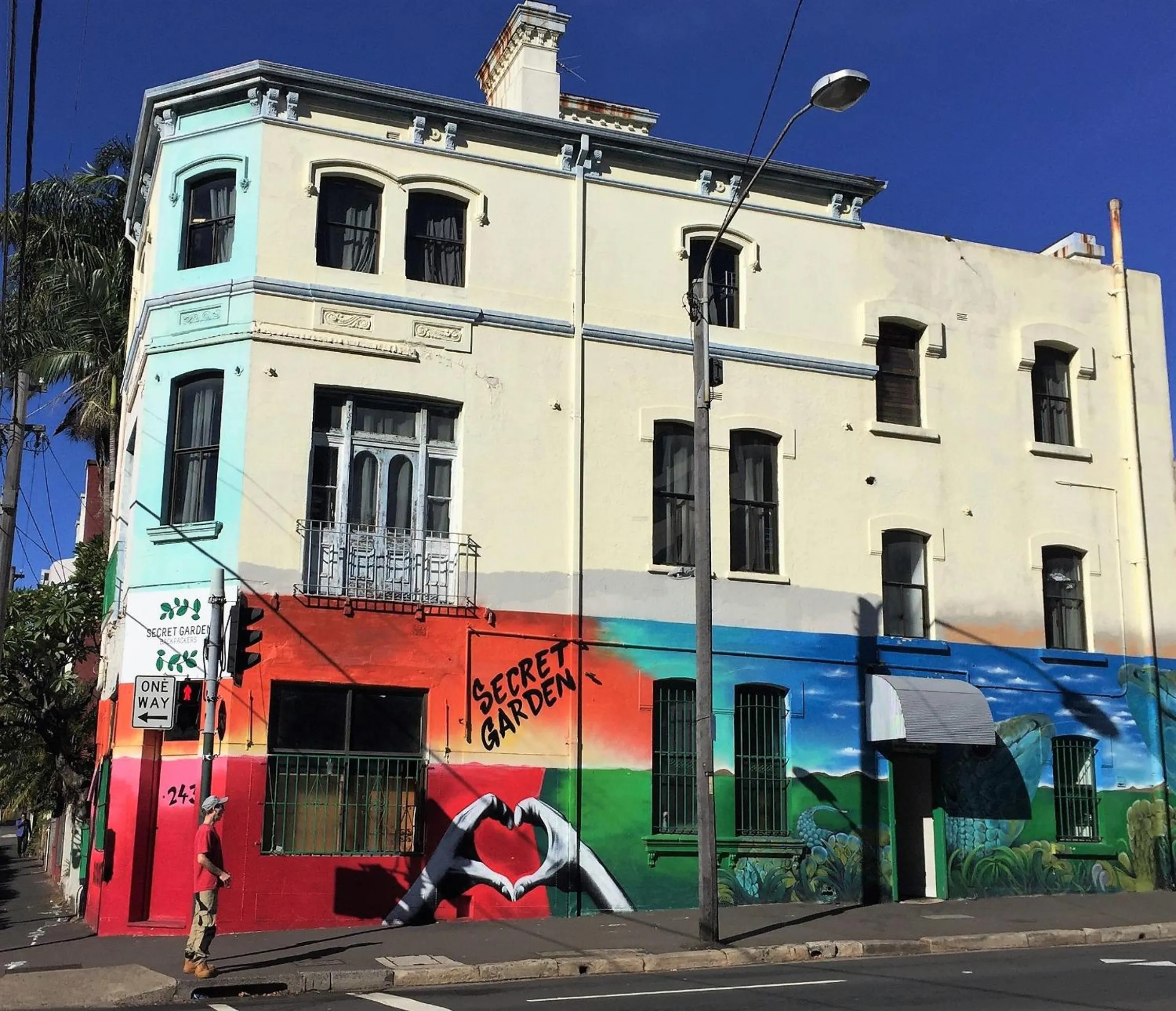 Property building in Secret Garden Backpackers, Sydney