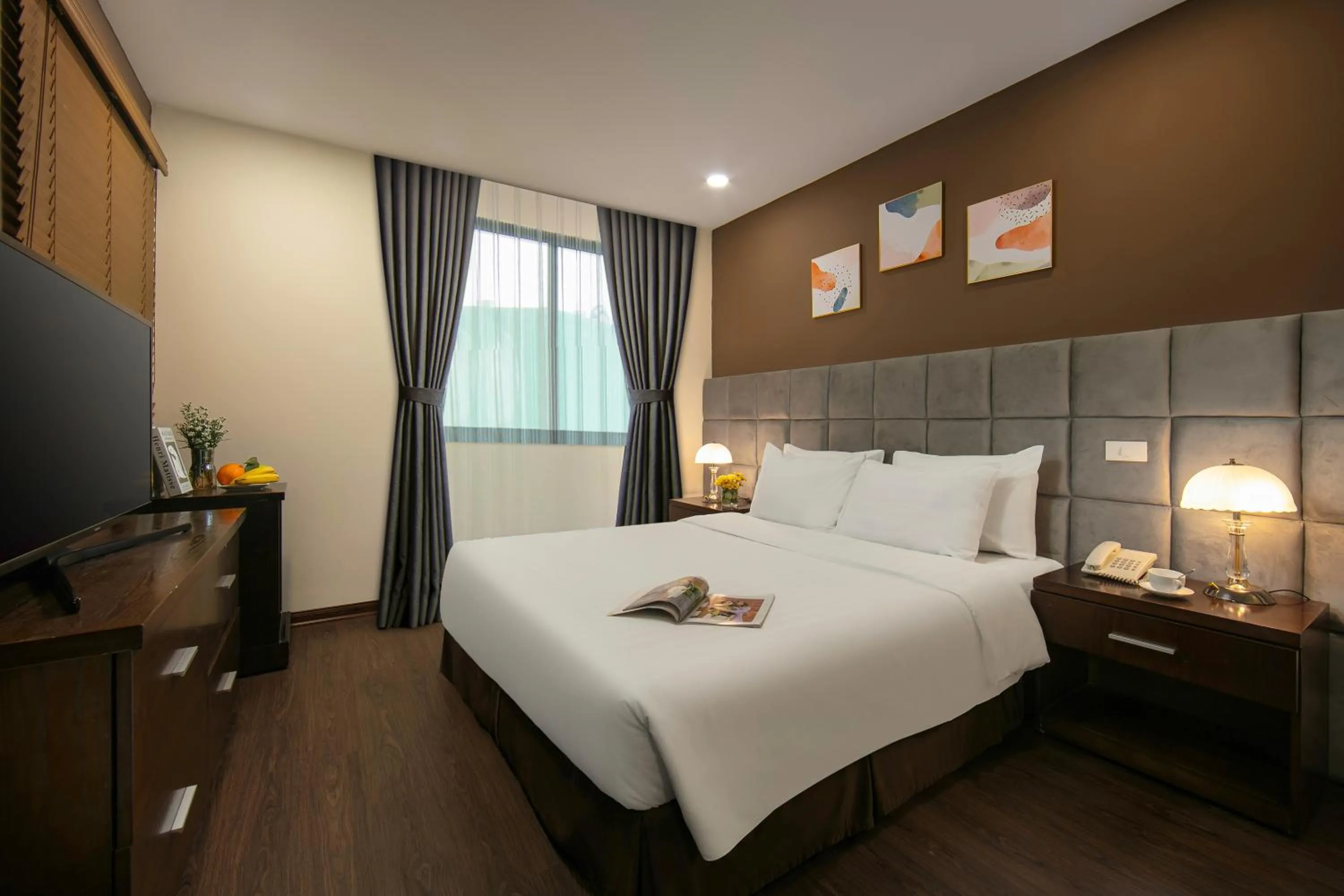 Bed in Brilliant Me Tri Hotel & Spa