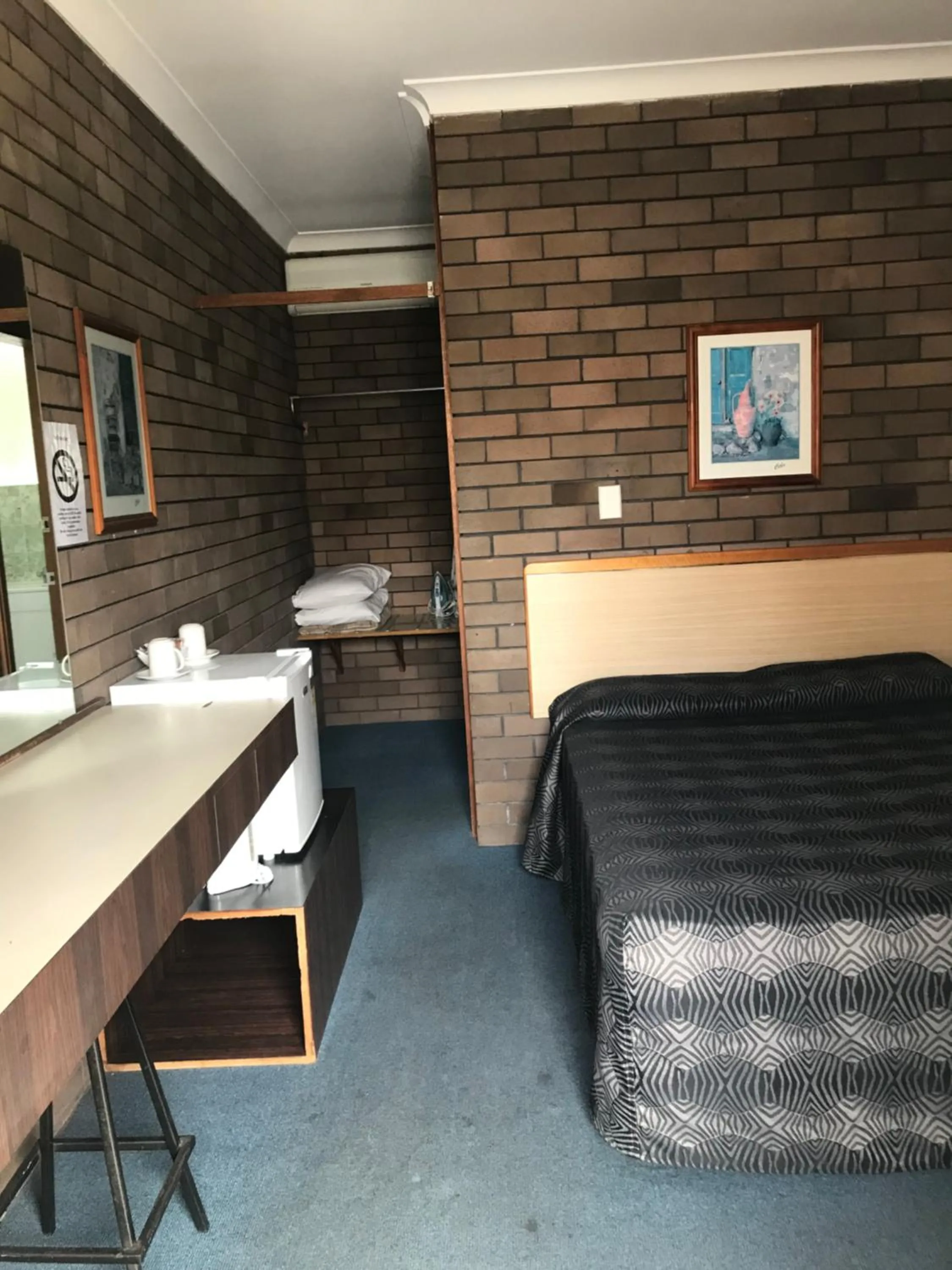 Bed in Downtown Motel