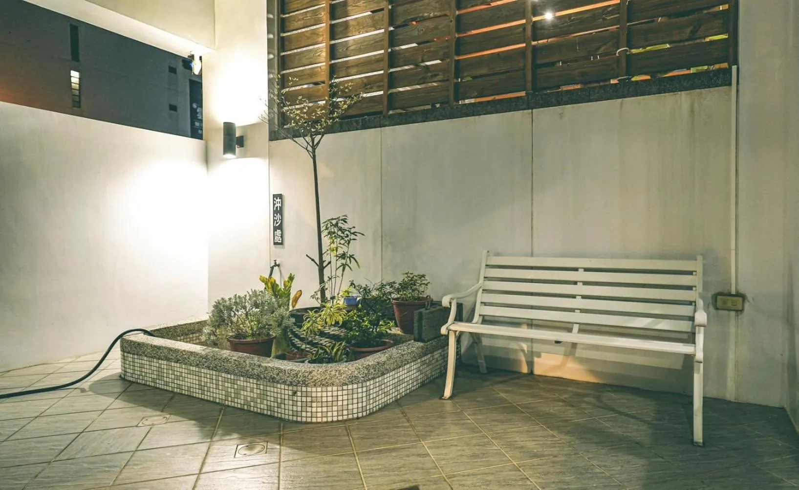 Garden view in Kenting True Color Hostel