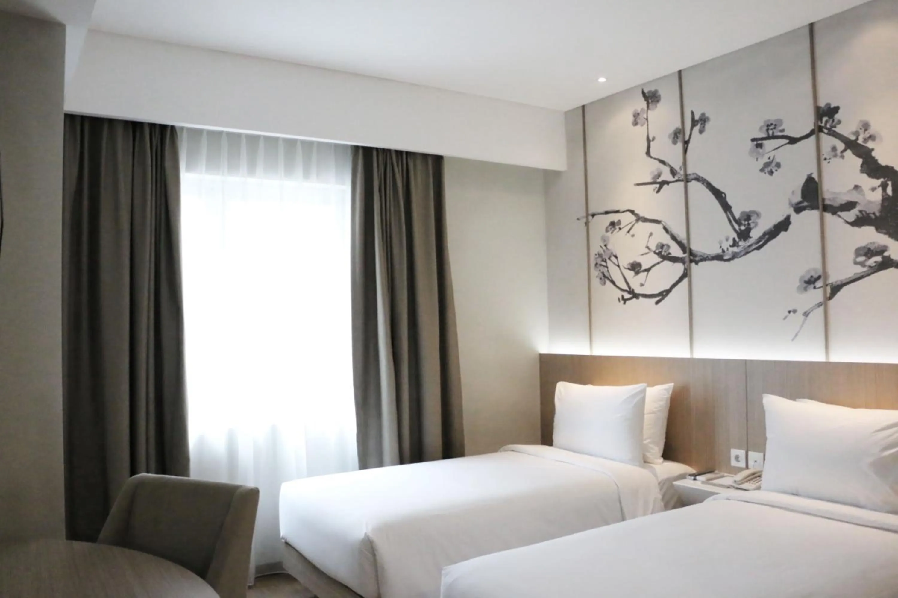 Bedroom, Bed in Hotel Santika Mega City Bekasi