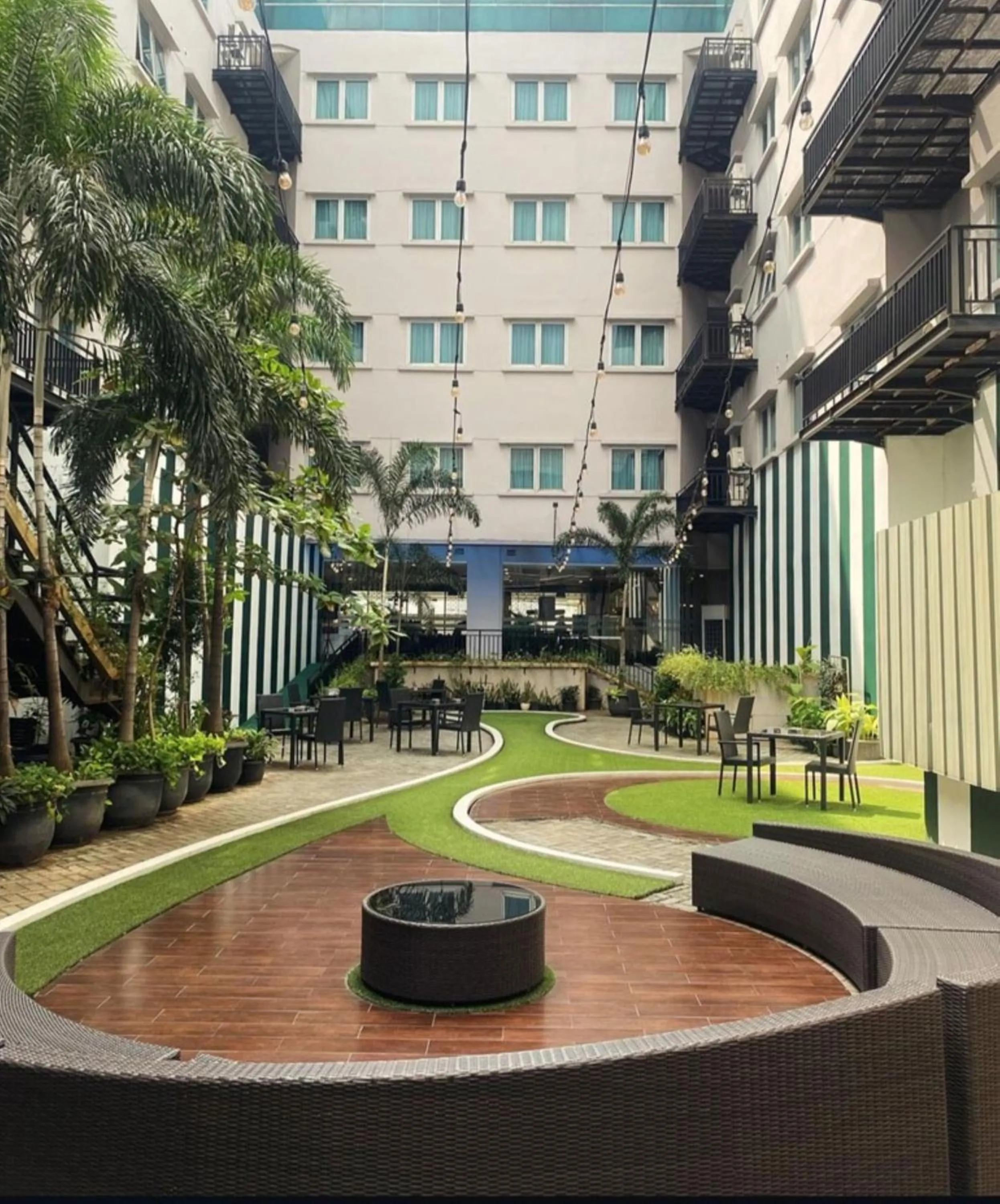 Garden in Hotel Santika Mega City Bekasi