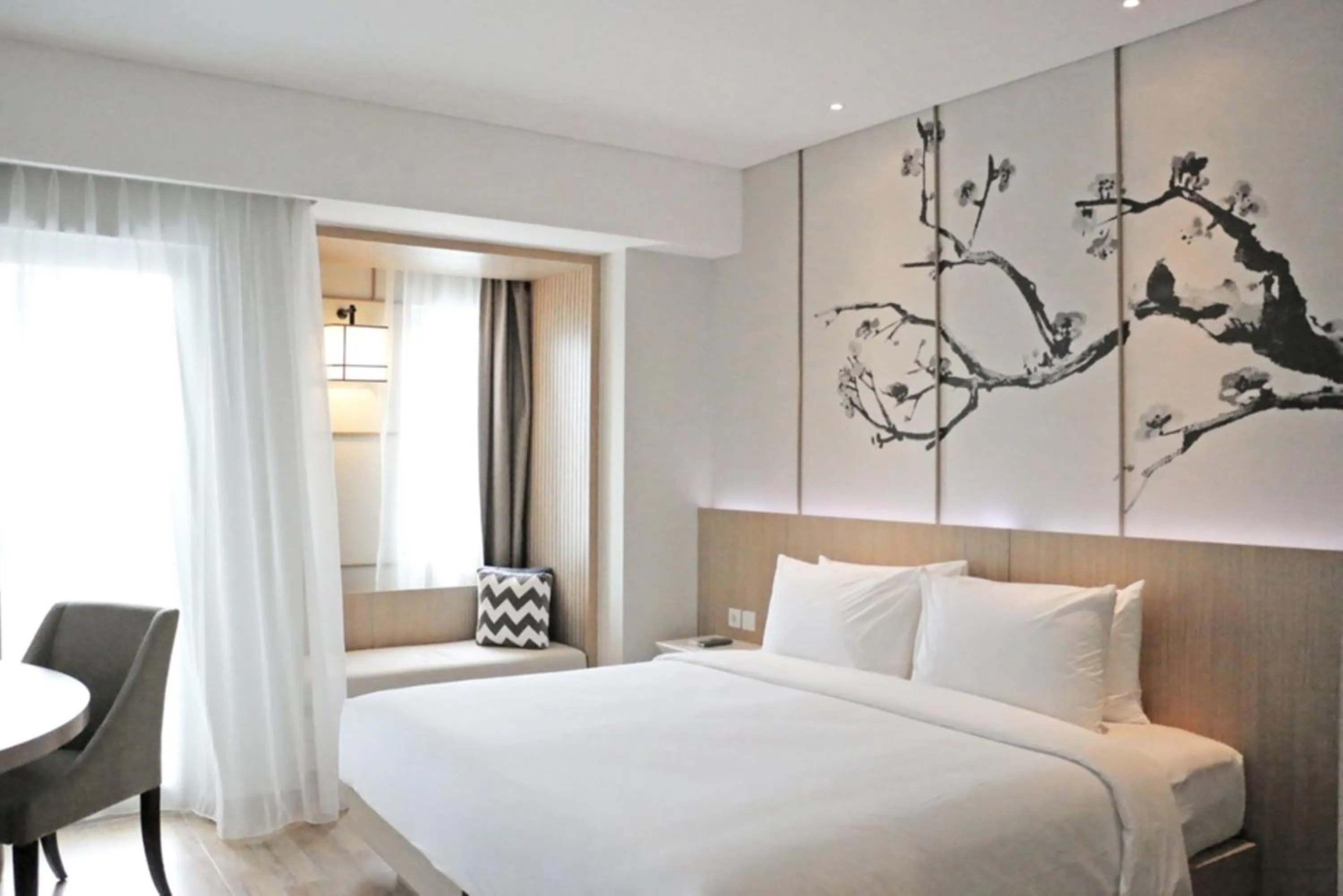 Bedroom, Bed in Hotel Santika Mega City Bekasi