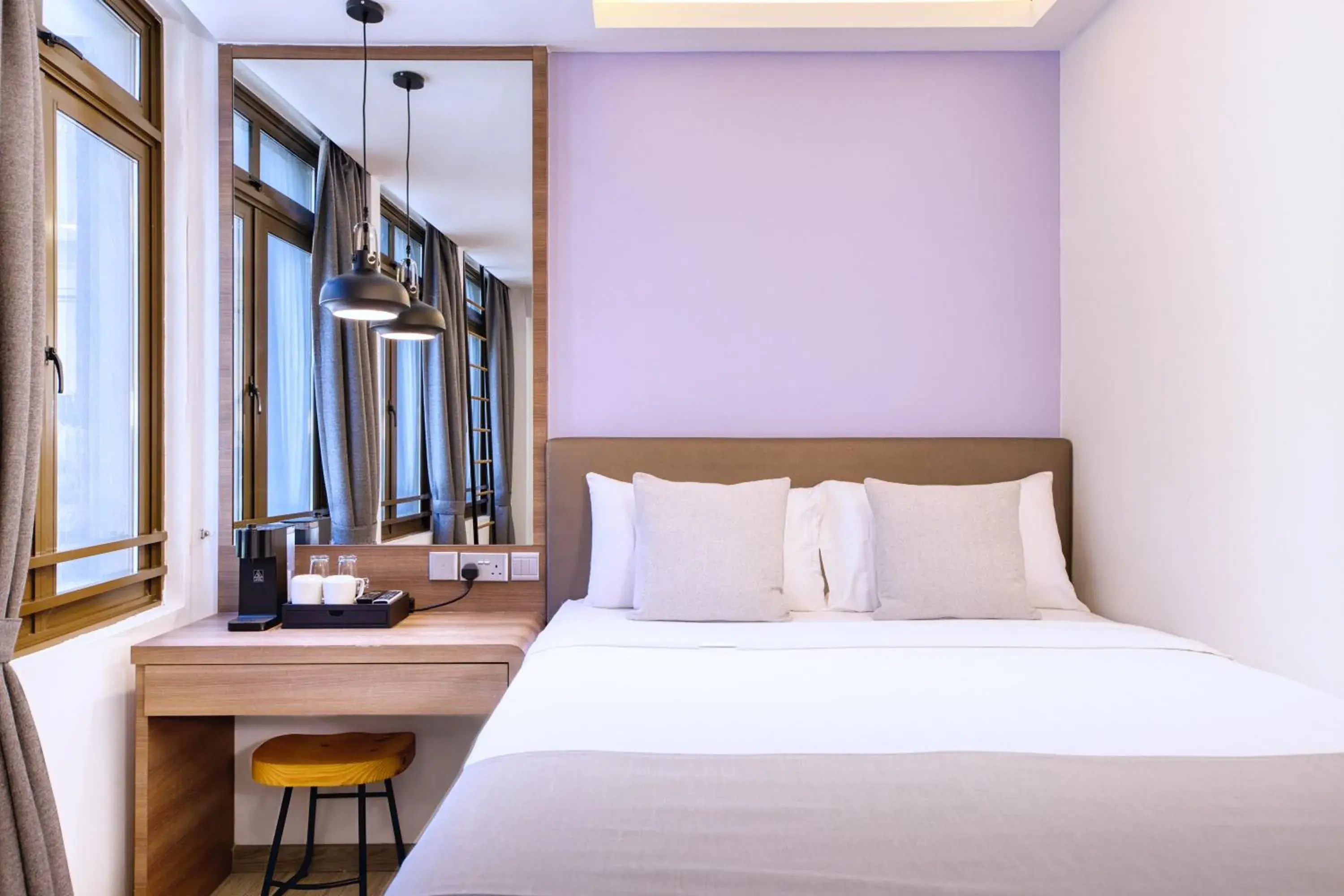 Premium Double Room with View in Habyt Clarke Quay Premium Double Room with View in Habyt Clarke Quay