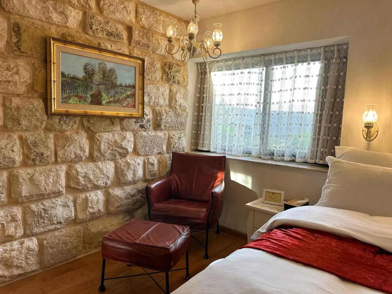 Bedroom, Bed in Beit Shalom Historical boutique Hotel