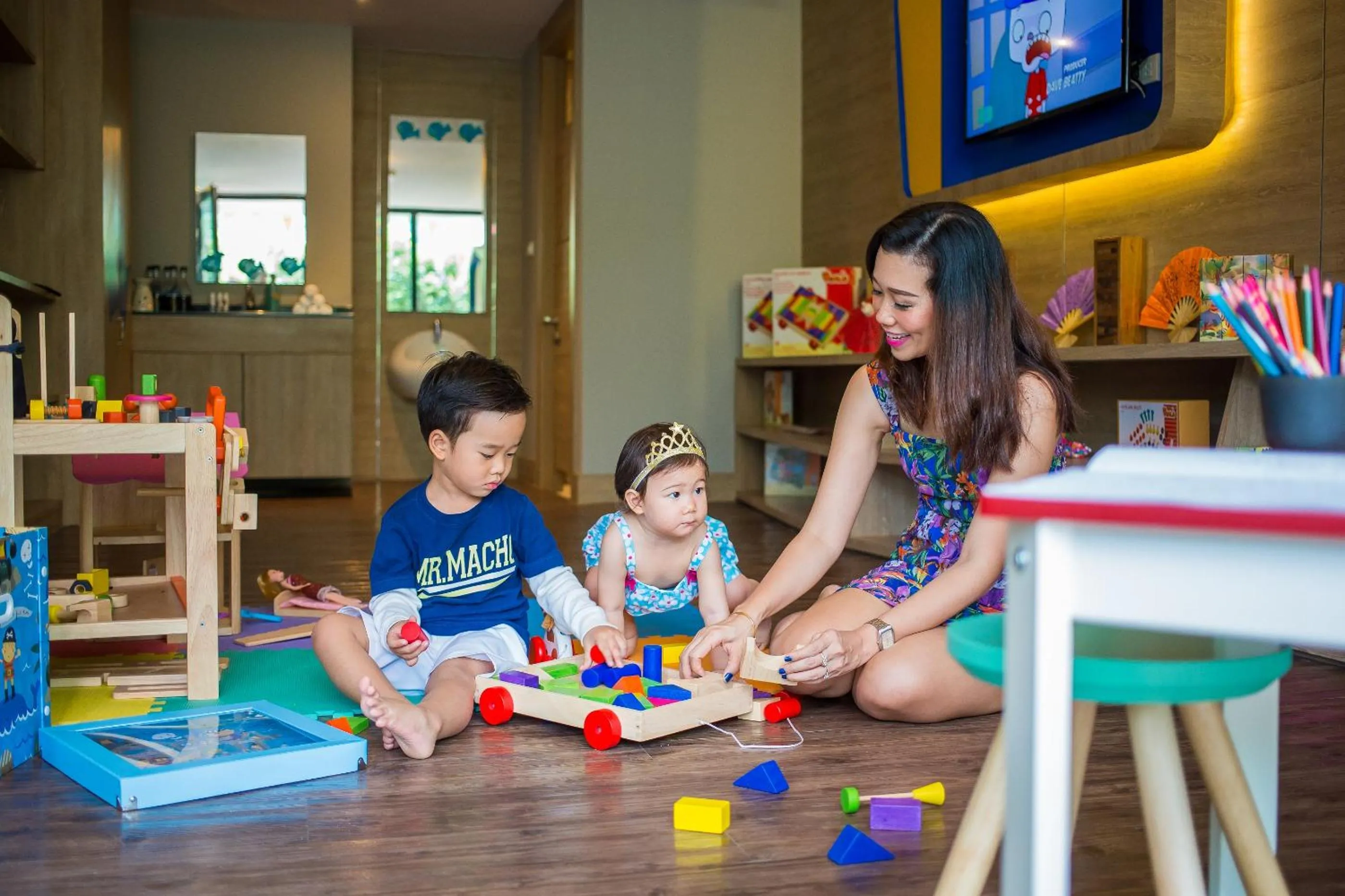 Children play ground in Fusion Suites Phuket Patong