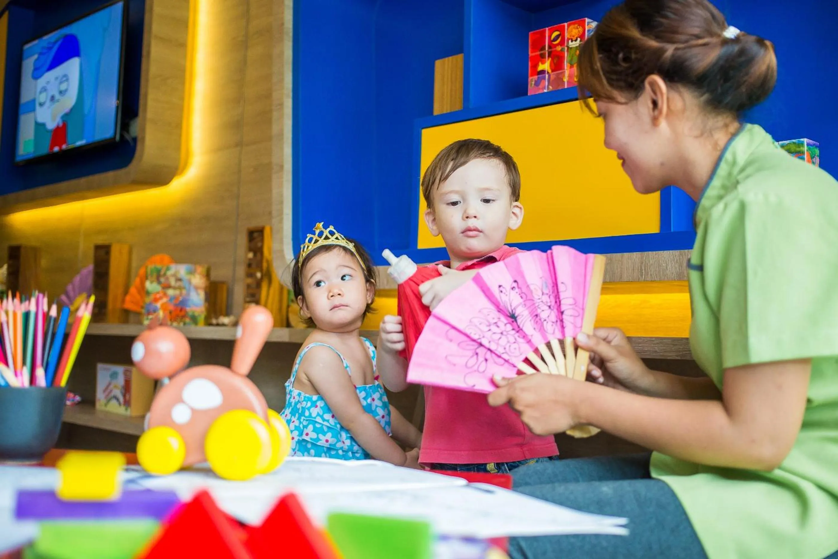 Children play ground in Fusion Suites Phuket Patong