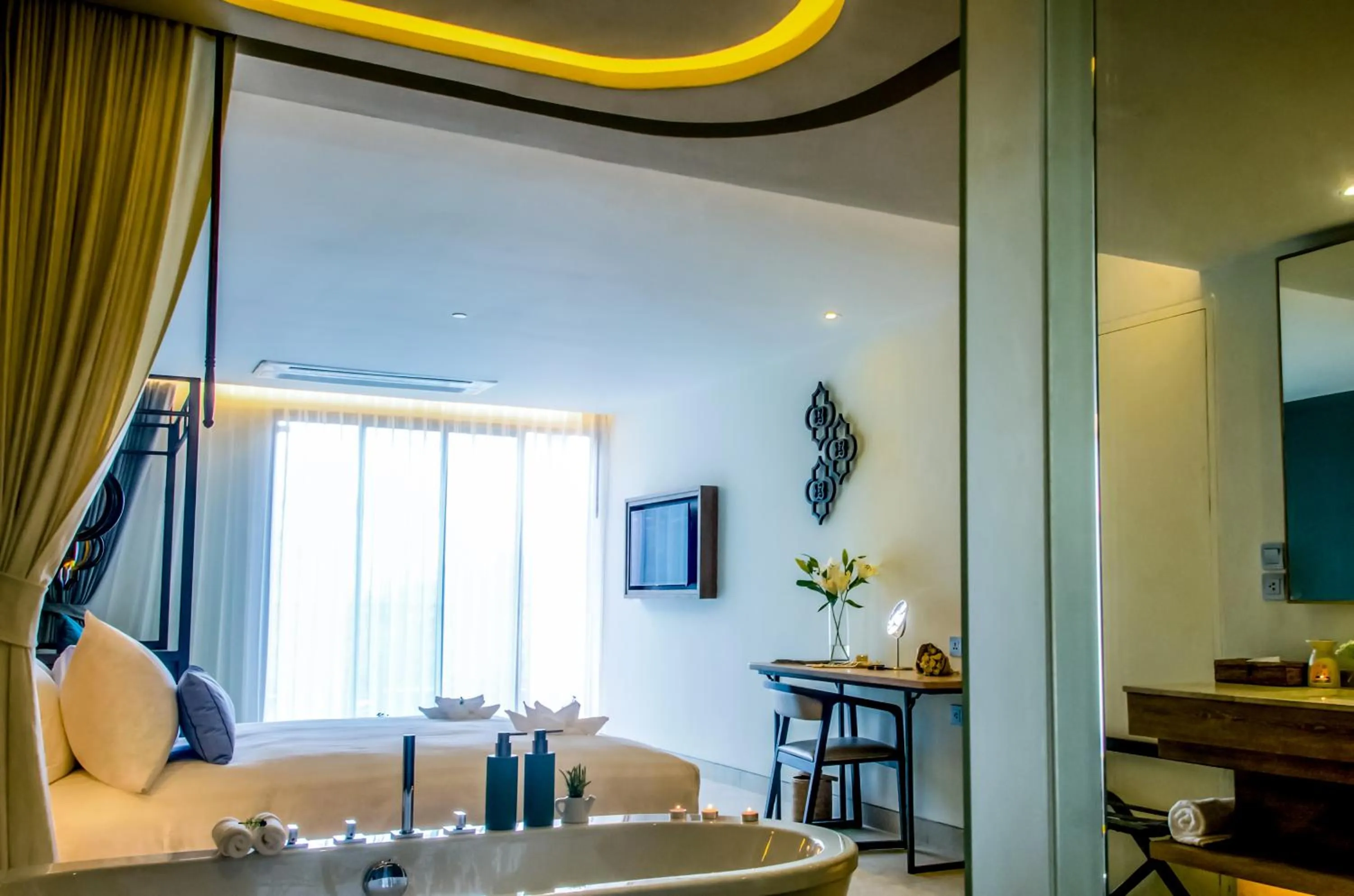 Bathroom in Fusion Suites Phuket Patong