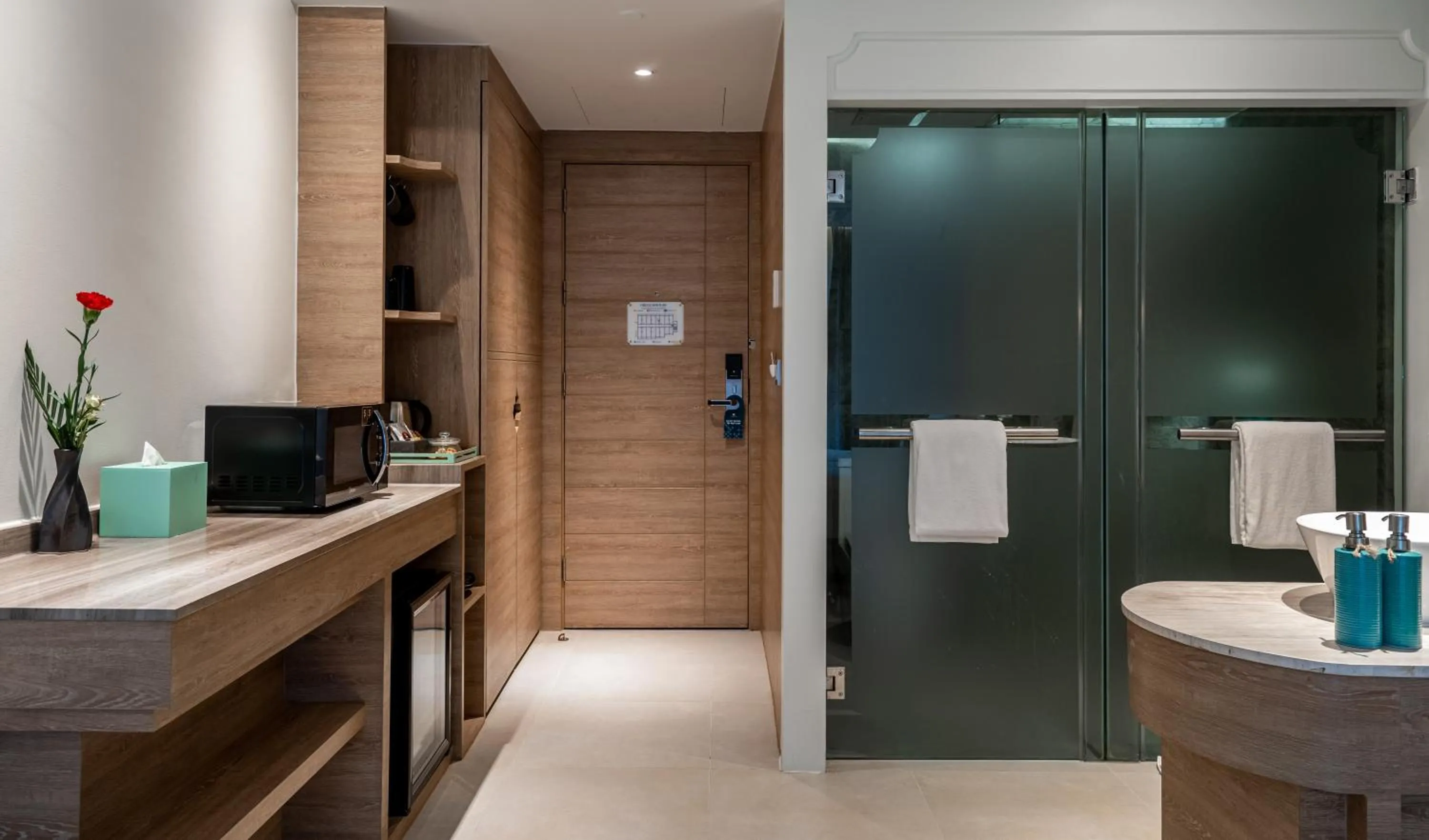 Bathroom in Fusion Suites Phuket Patong