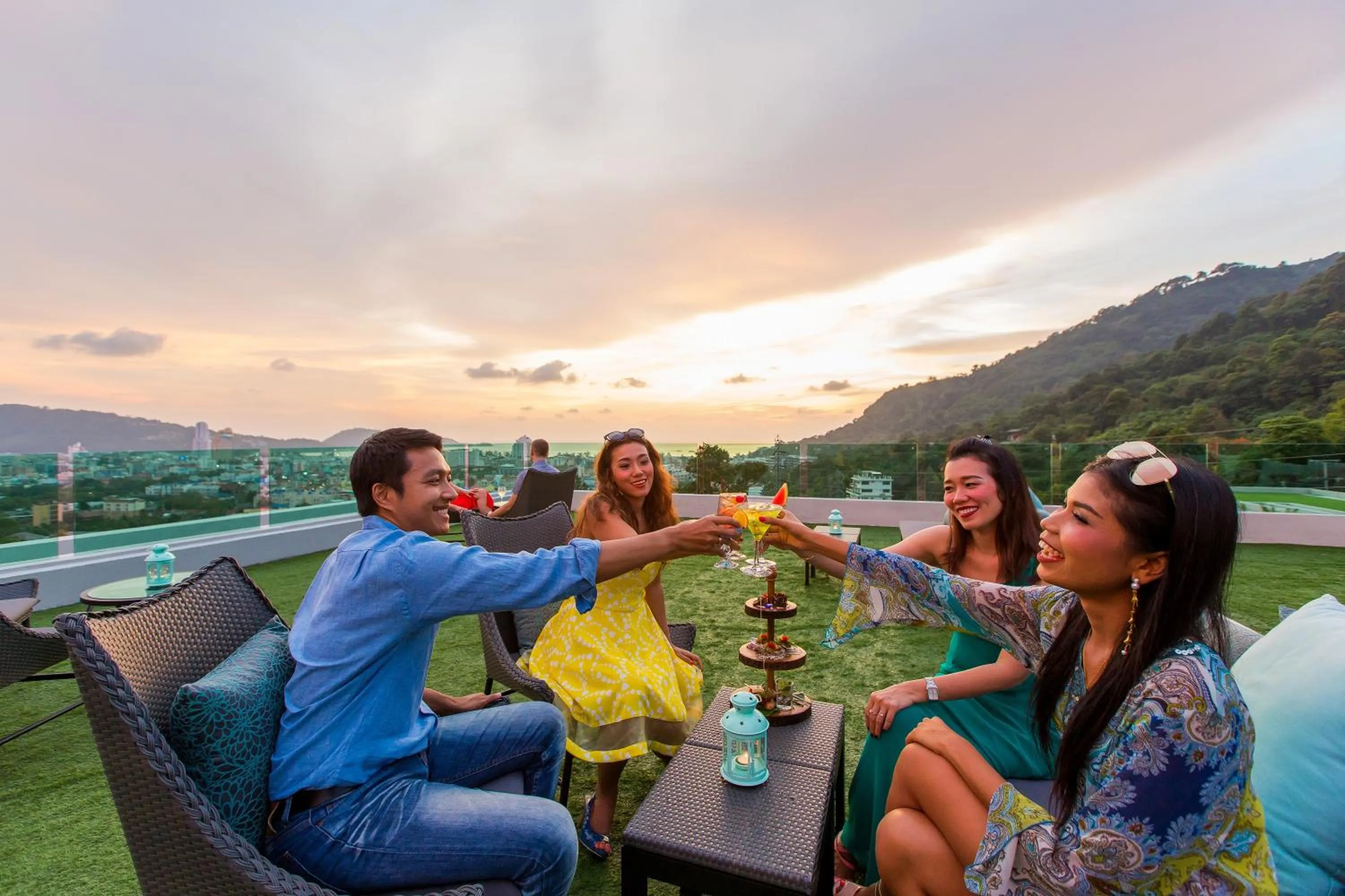 Balcony/Terrace in Fusion Suites Phuket Patong