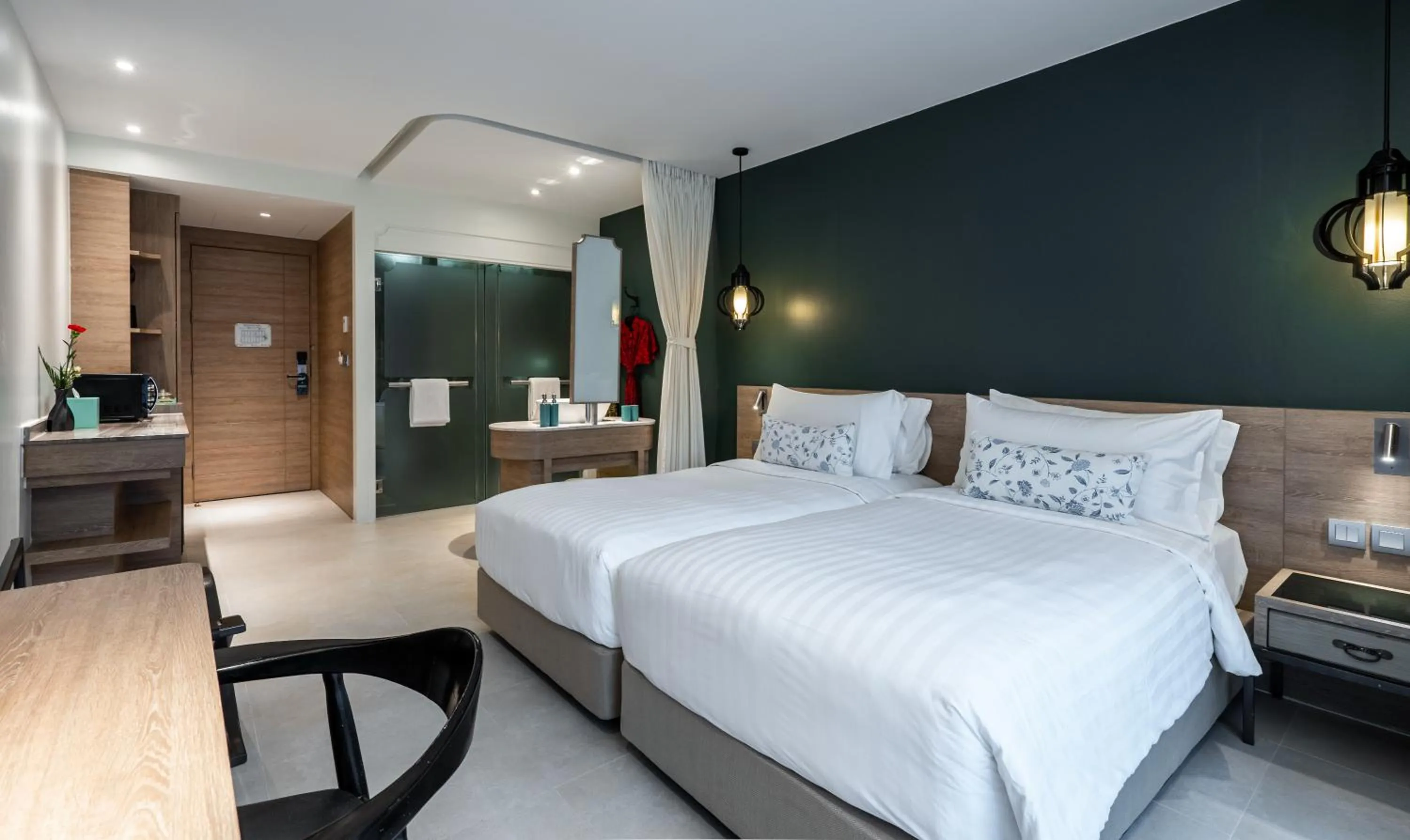 Bedroom, Bed in Fusion Suites Phuket Patong