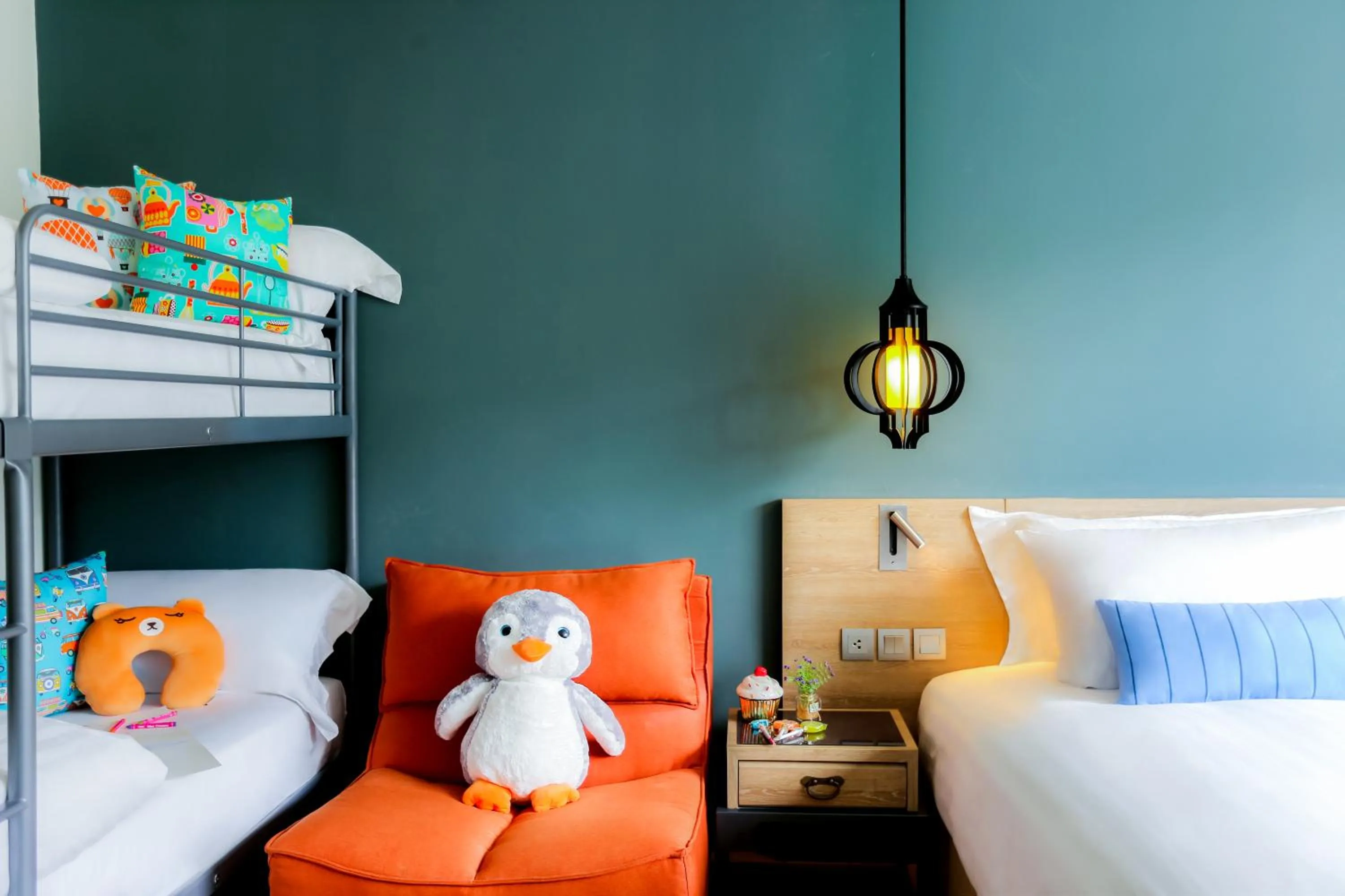 Bedroom, Bed in Fusion Suites Phuket Patong