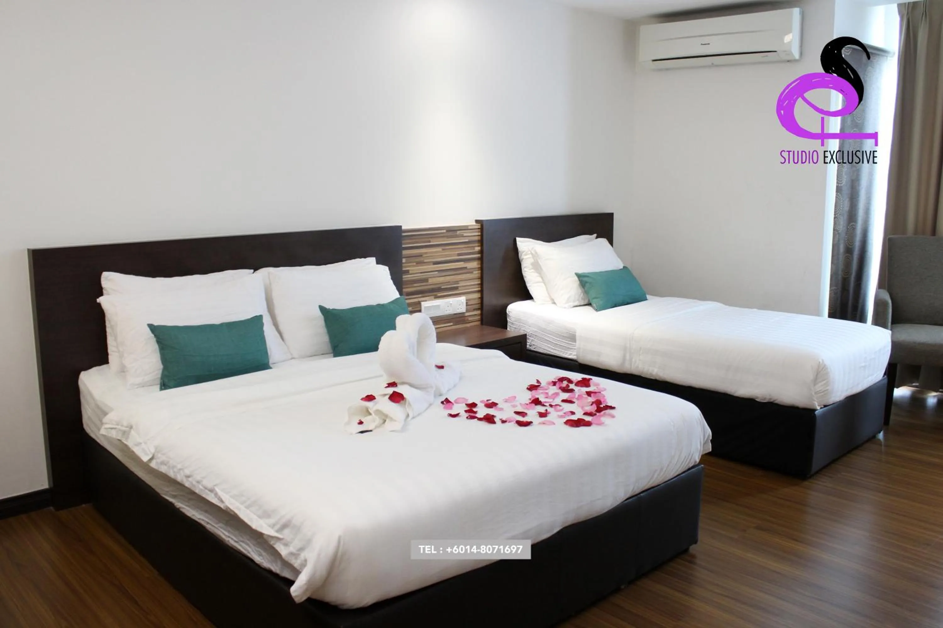 Bed in Studio Exclusive (Kota Bharu City Point)