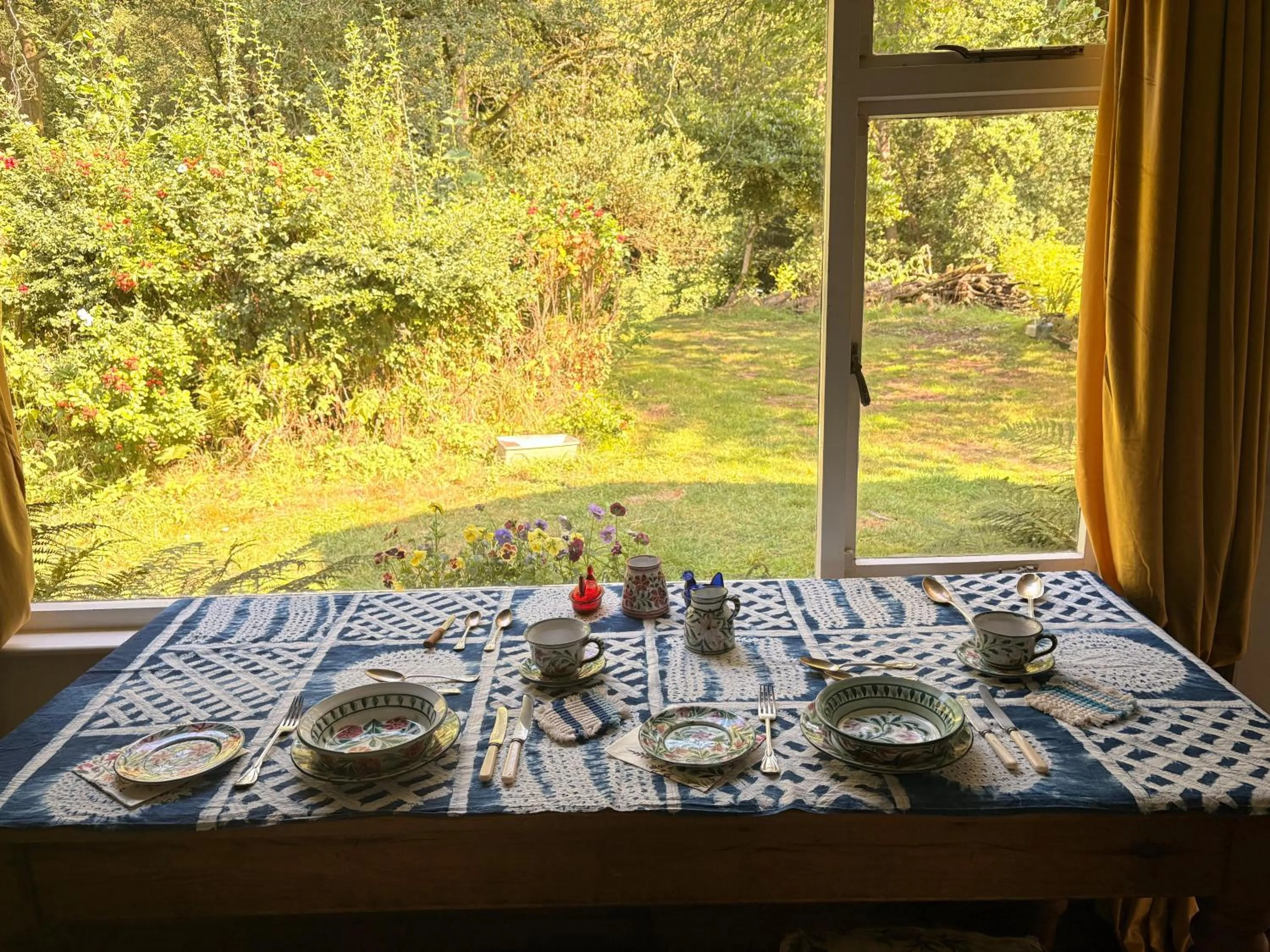 Dining area in B&B Higher Quantock