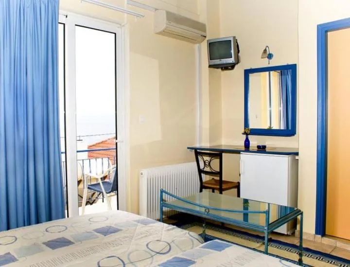 Property building, Bed in Melistas Rooms