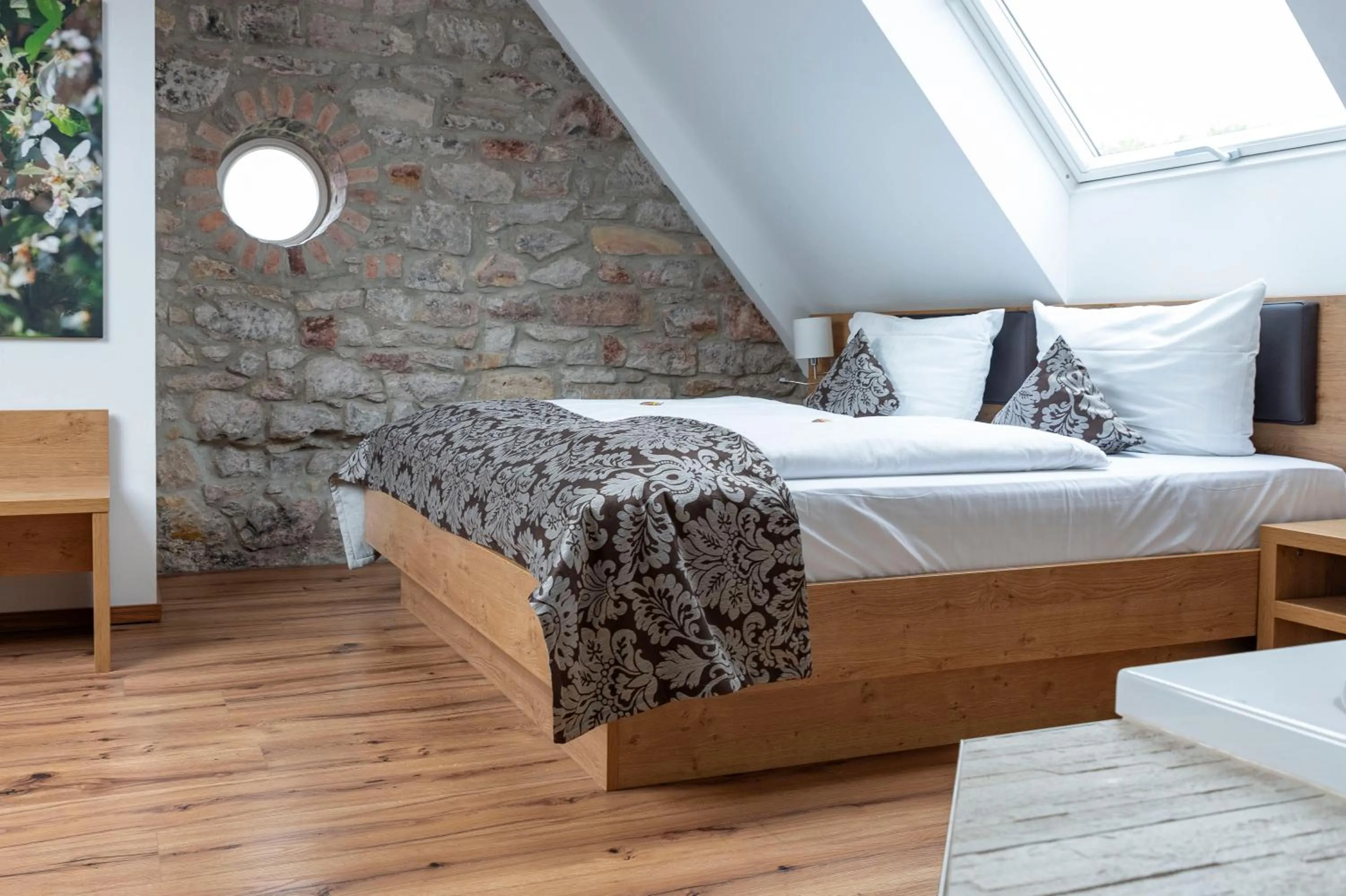 Bed in Hotel ten Hoopen Restaurant Deele