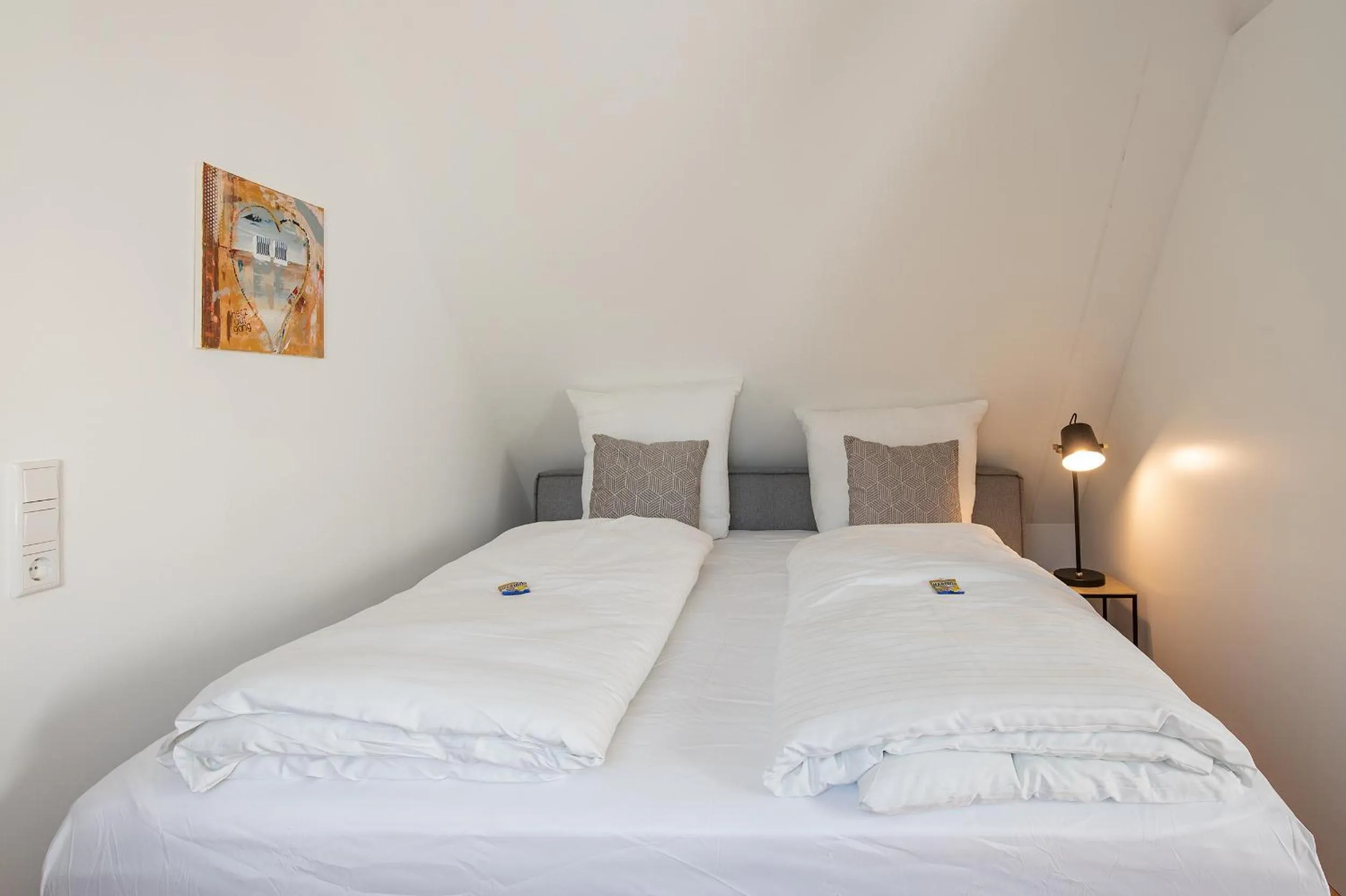 Bed in Hotel ten Hoopen Restaurant Deele