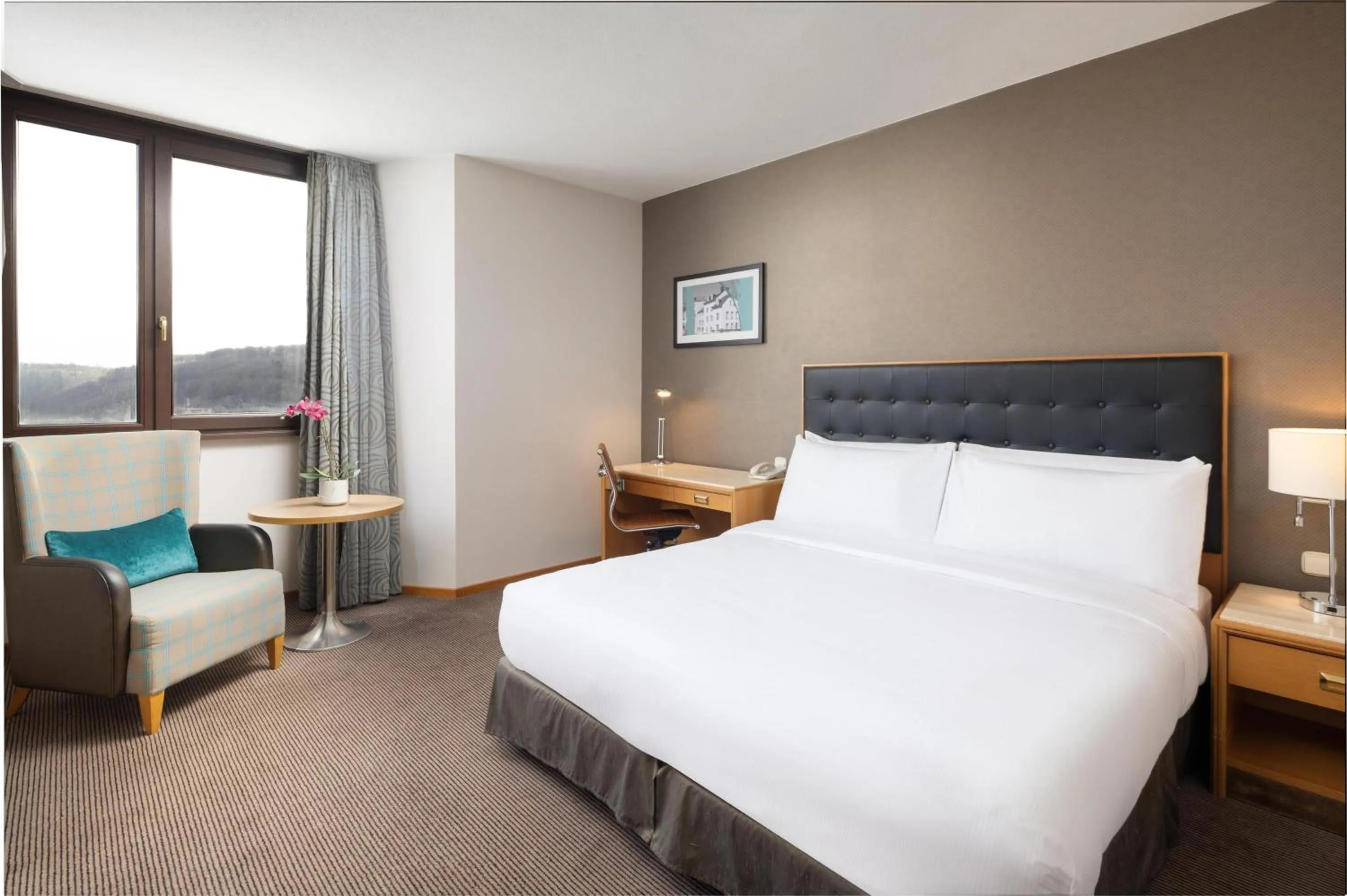 Bed in DoubleTree by Hilton Luxembourg