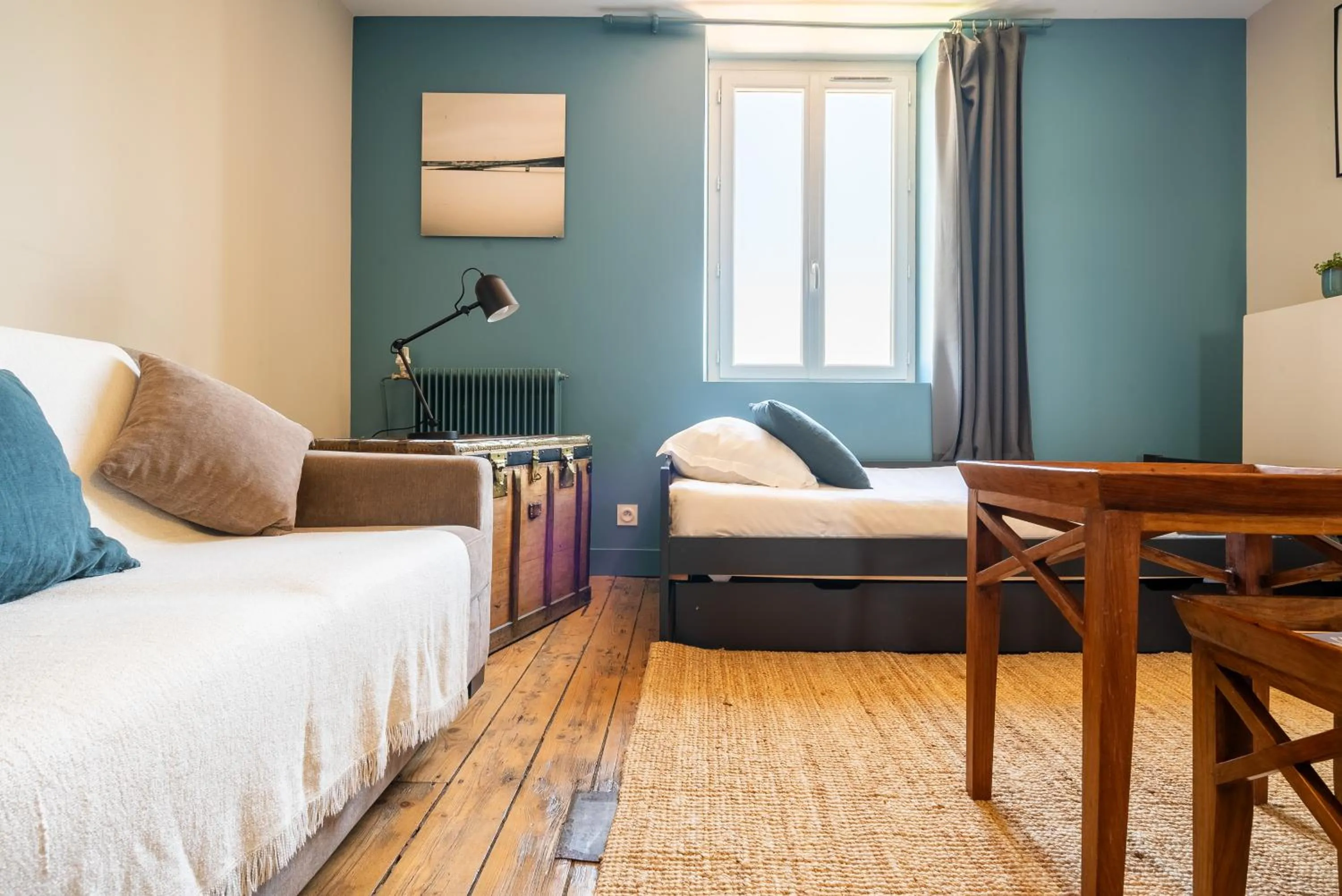 Bed in Dupain & Dubeurre Appart'hôtel - Parking en supp