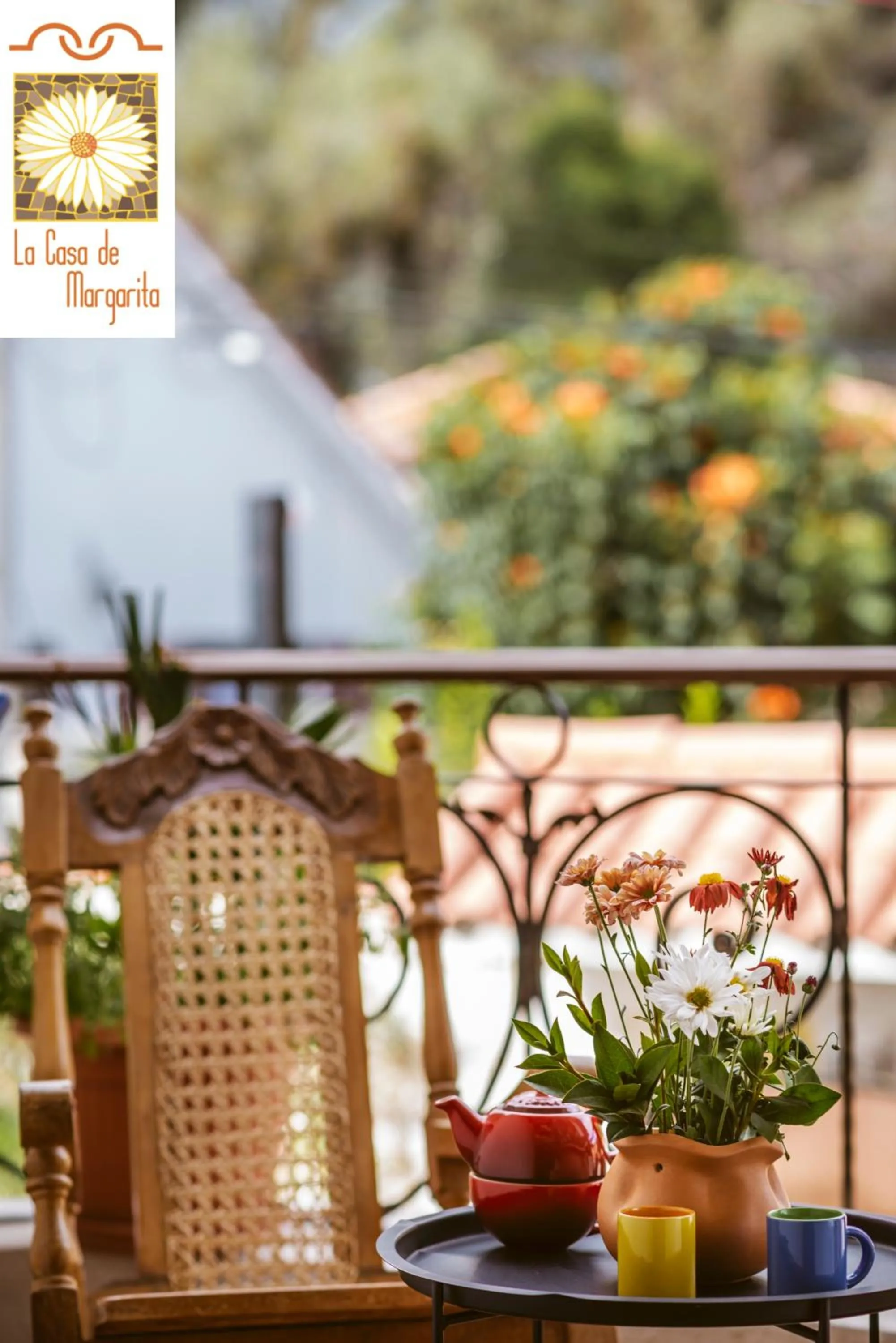 Patio in Hotel Boutique La Casa de Margarita