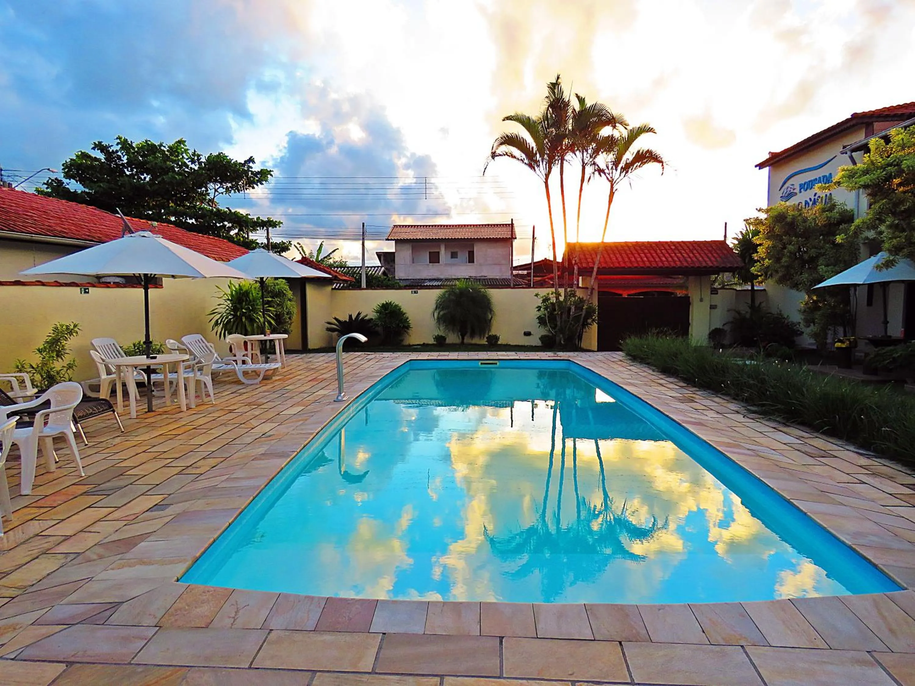 Swimming pool in Pousada Berro D'Água